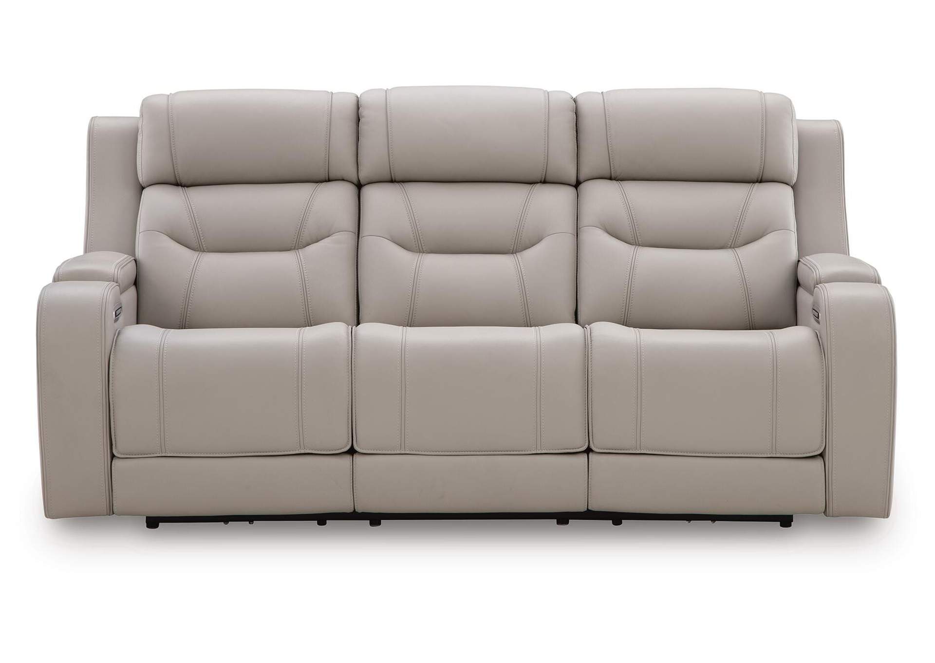 Dreamer Leather Dual Power Reclining Sofa and Loveseat Set image 22