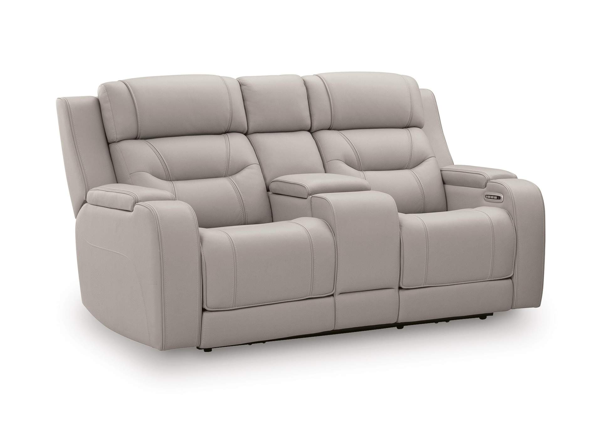 Dreamer Leather Dual Power Reclining Sofa and Loveseat Set image 16