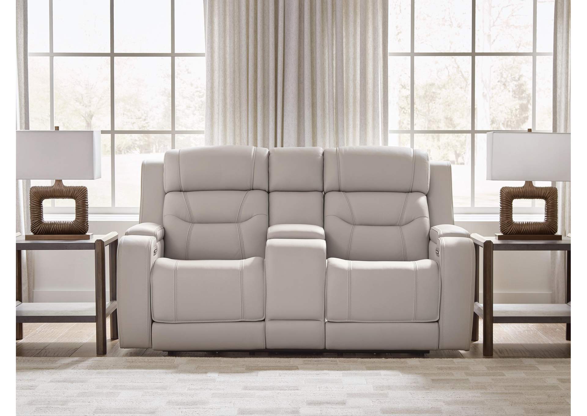 Dreamer Power Reclining Loveseat with Audio Seating image 2