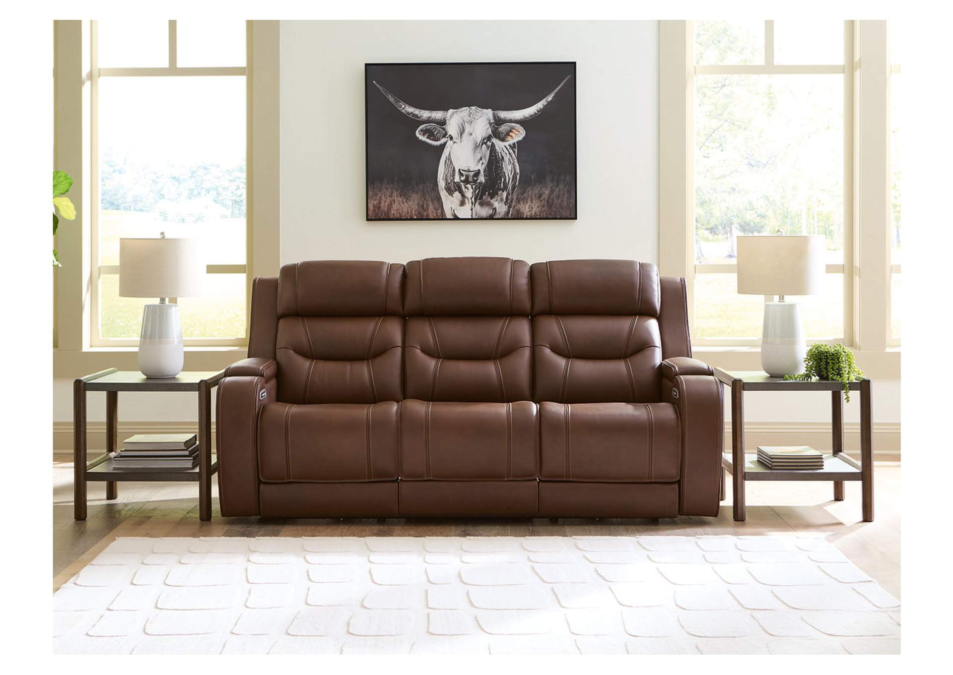 Knightington Power Reclining Sofa with Audio Seating image 3