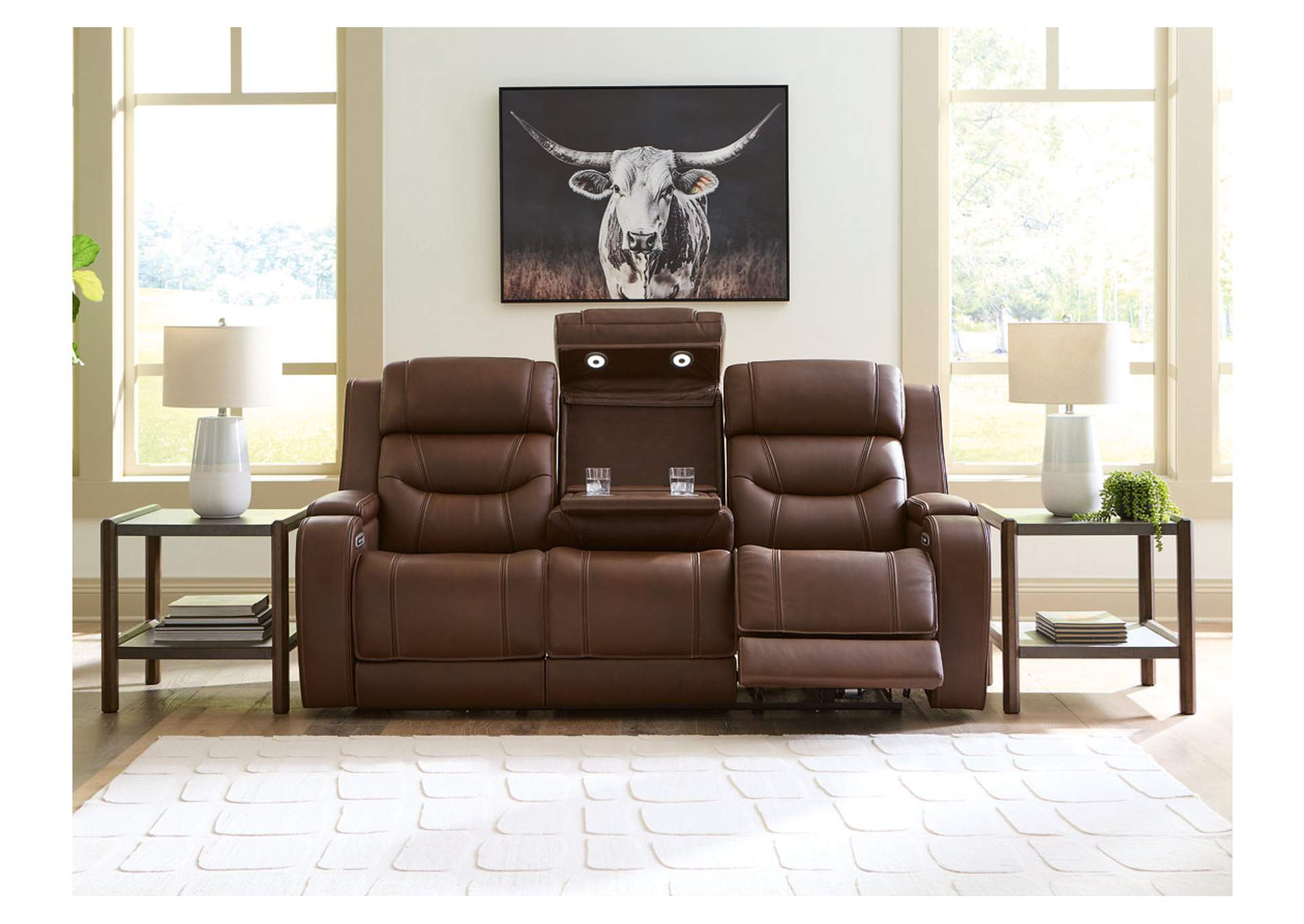 Knightington Power Reclining Sofa with Audio Seating image 7