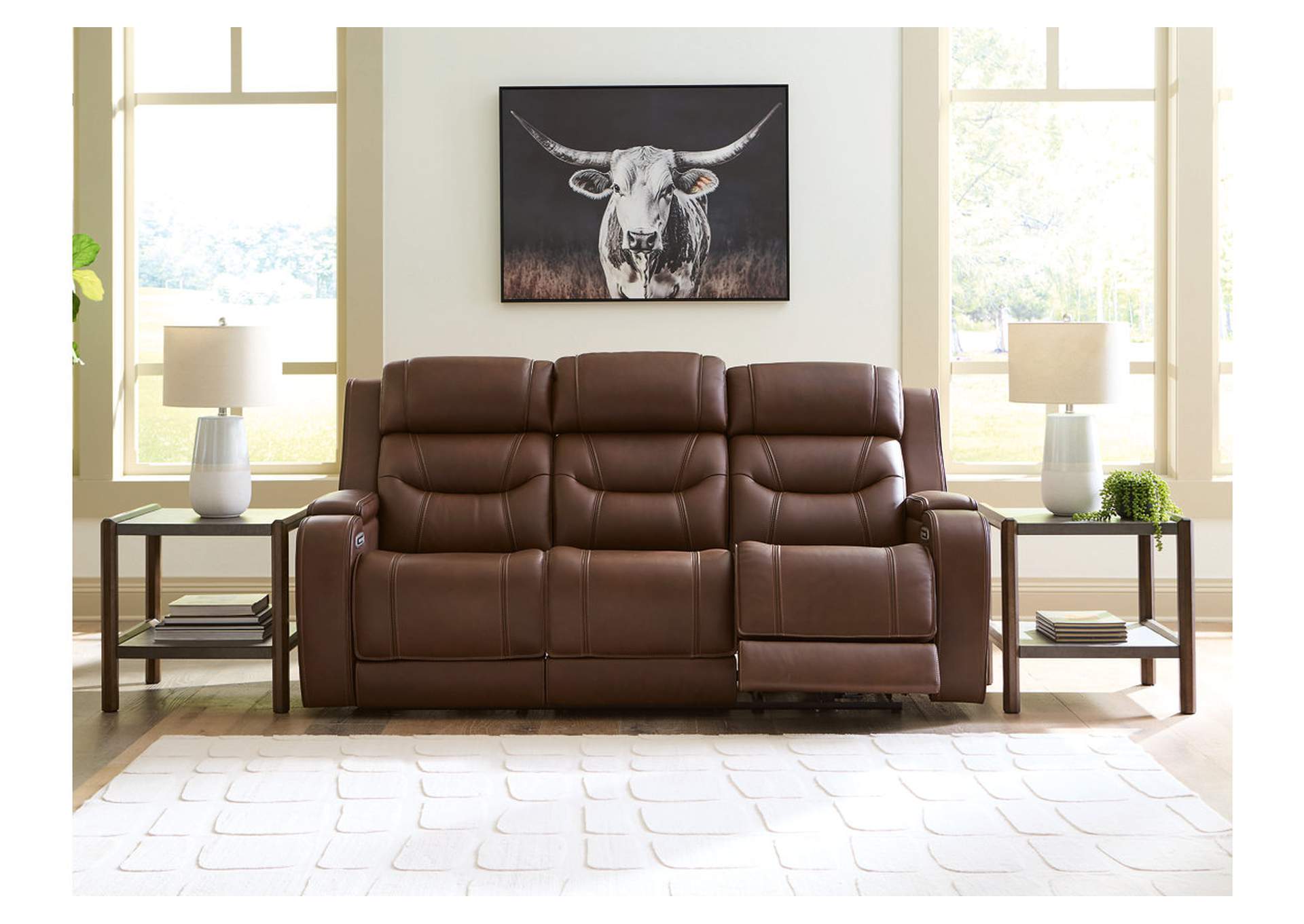 Knightington Power Reclining Sofa with Audio Seating image 8