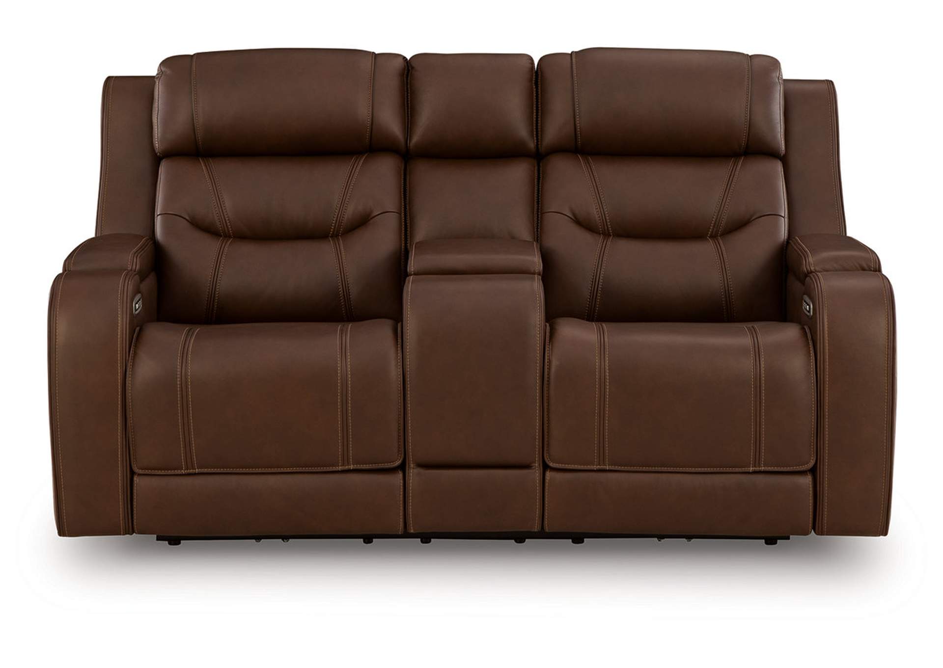 Knightington Power Reclining Loveseat with Audio Seating image 1