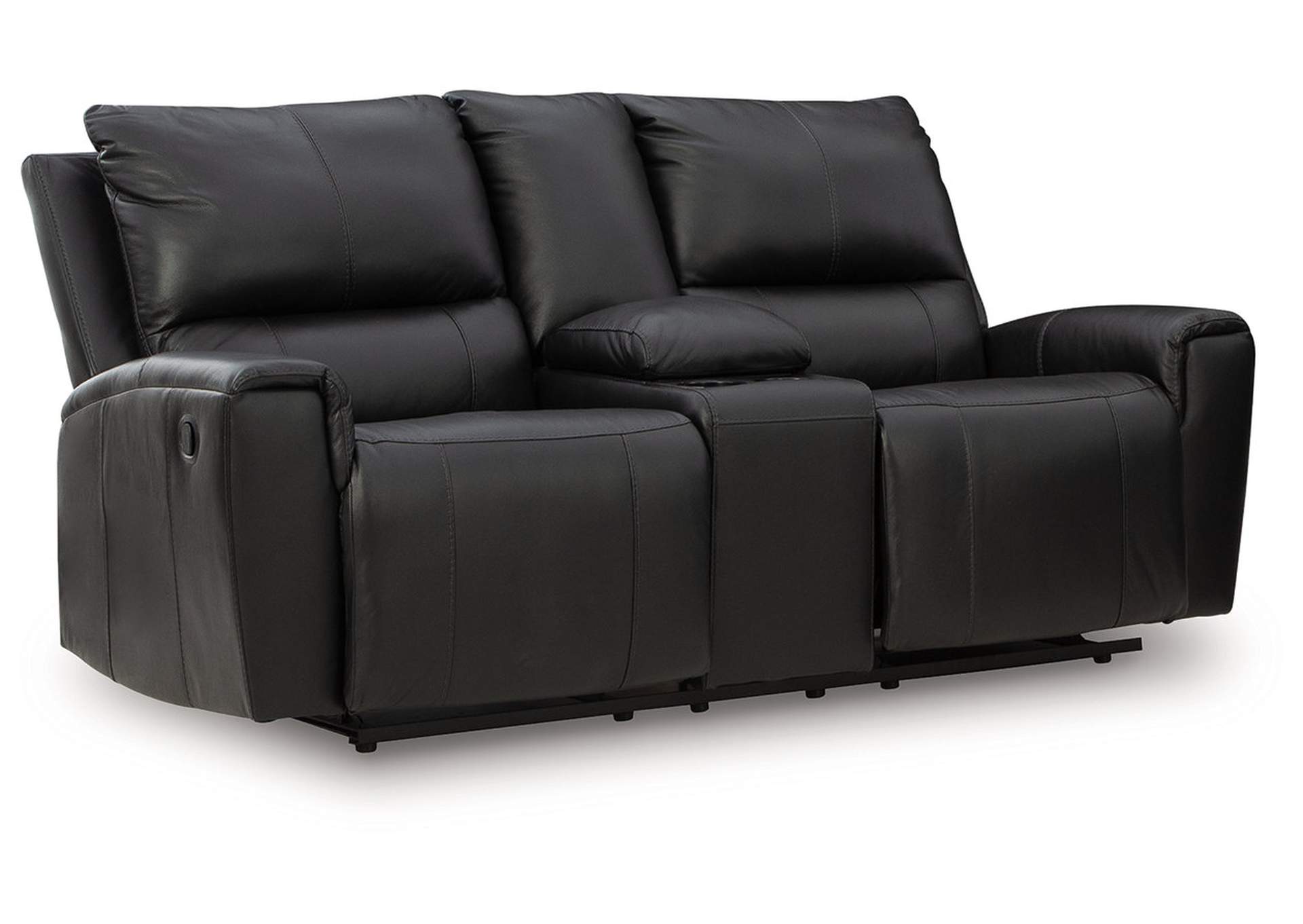 Glossmore Reclining Loveseat with Console image 2
