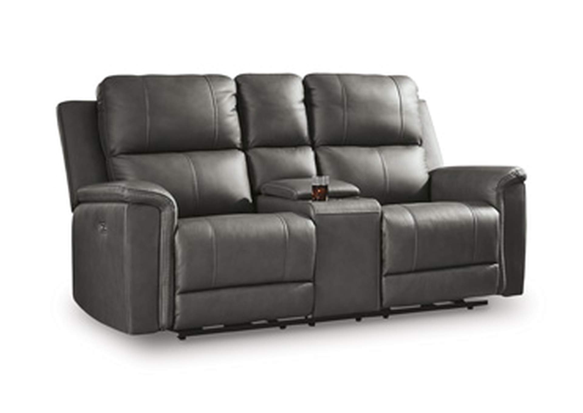 Bleckley Power Reclining Loveseat with Console image 4