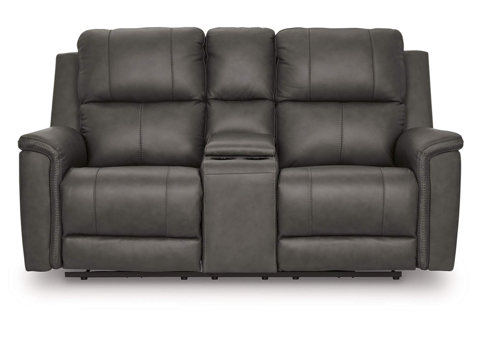 Bleckley Power Reclining Loveseat with Console image 1