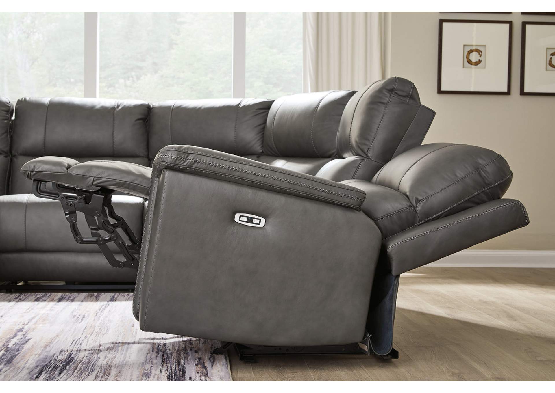 Bleckley 6-Piece Power Reclining Sectional image 7