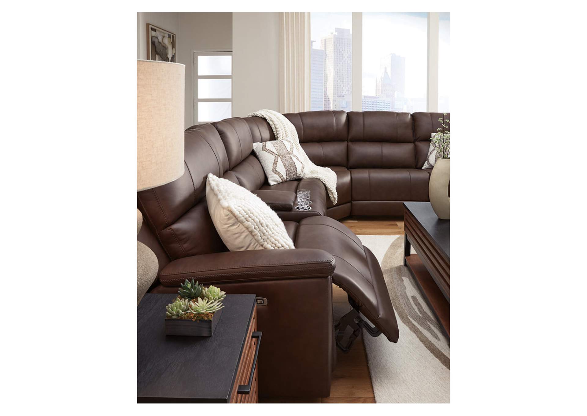 Bleckley 6-Piece Power Reclining Sectional image 3