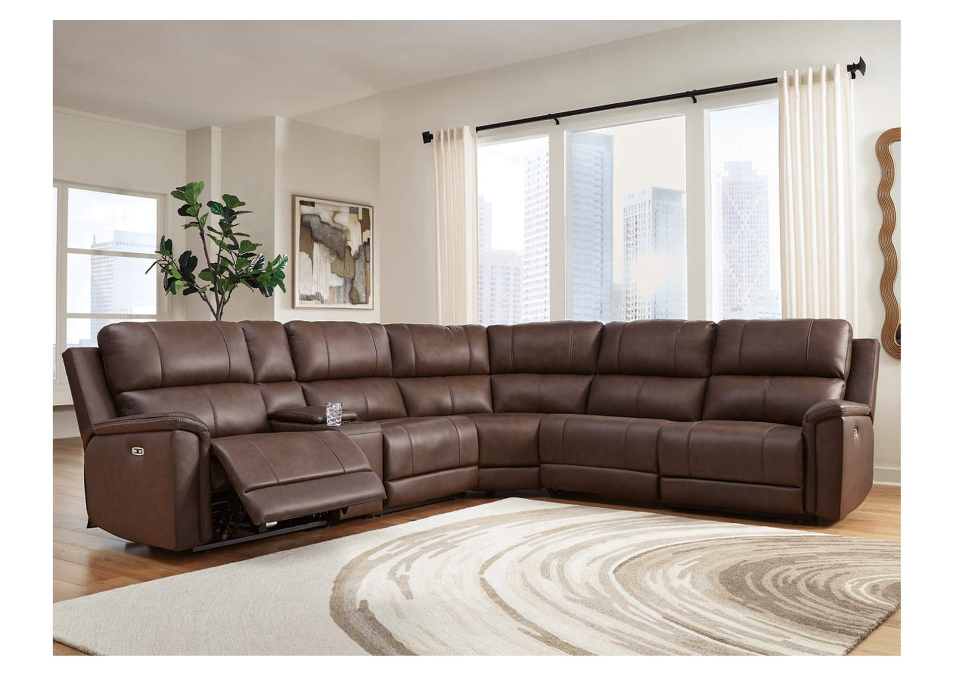 Bleckley 6-Piece Power Reclining Sectional image 2