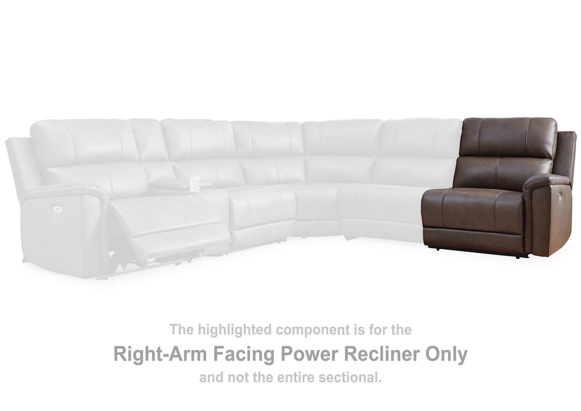 Bleckley 2-Piece Power Reclining Sectional Loveseat image 2