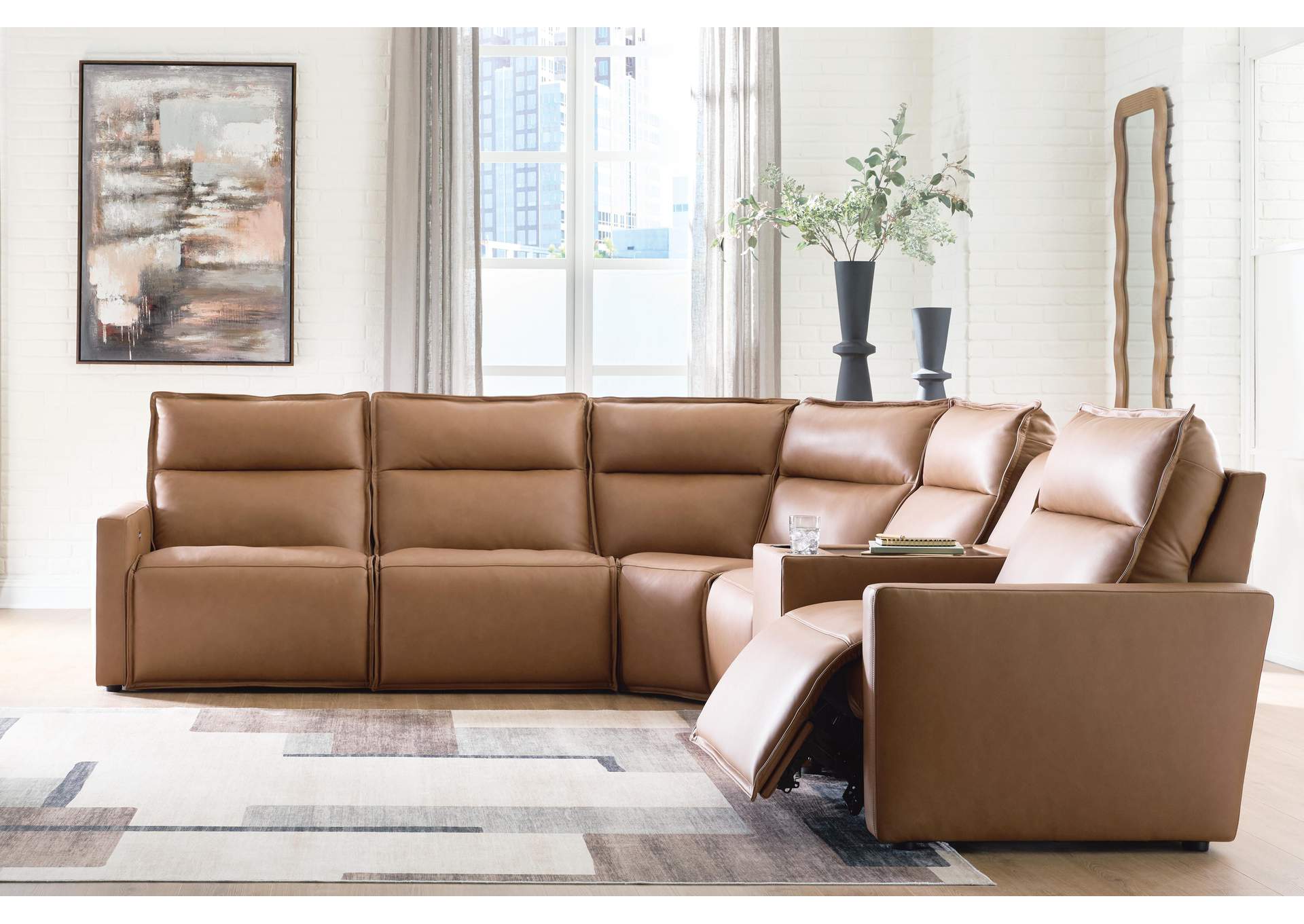 Arrington 6-Piece Power Reclining Sectional with Console image 2