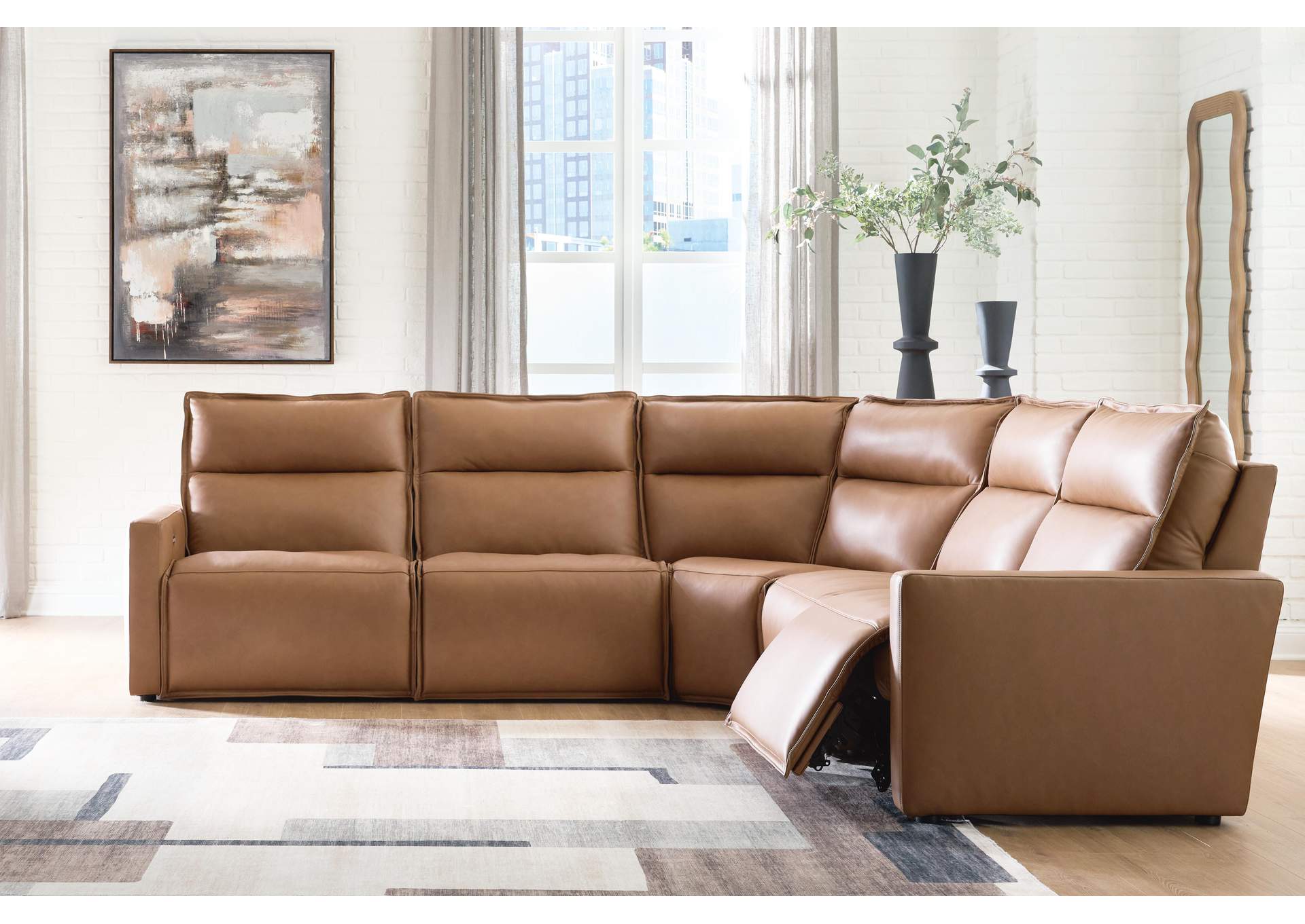 Arrington 5-Piece Power Reclining Sectional image 2