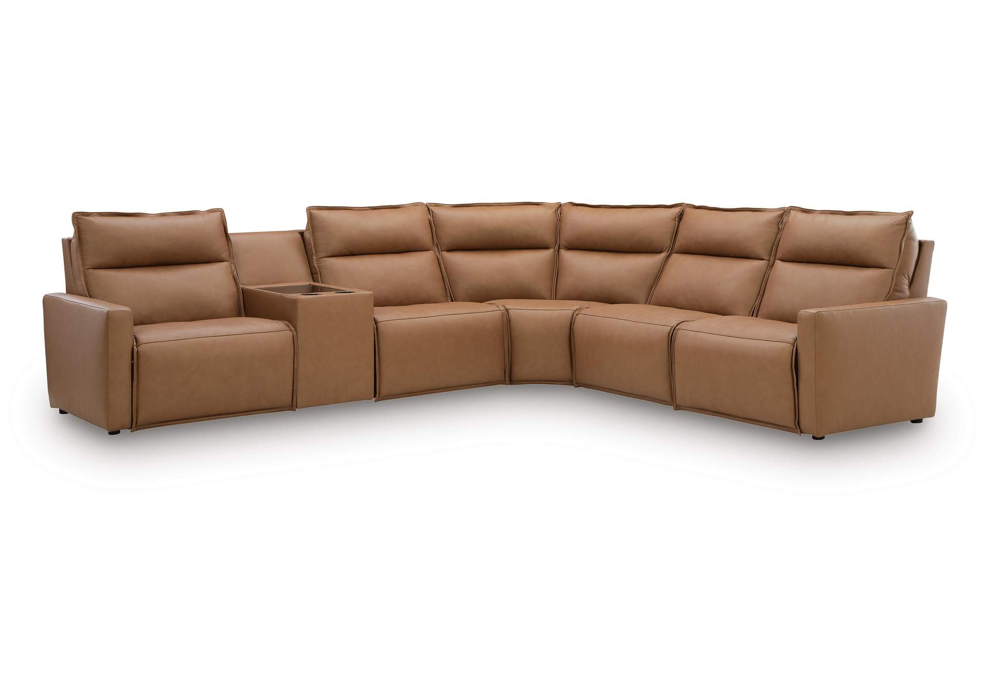 Arrington 6-Piece Power Reclining Sectional with Console image 1