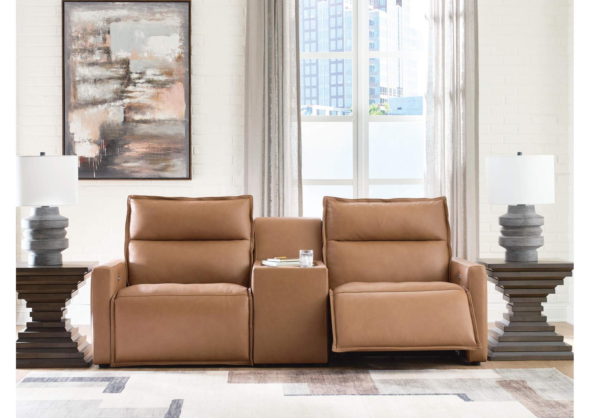 Arrington 3-Piece Power Reclining Sectional with Console image 3