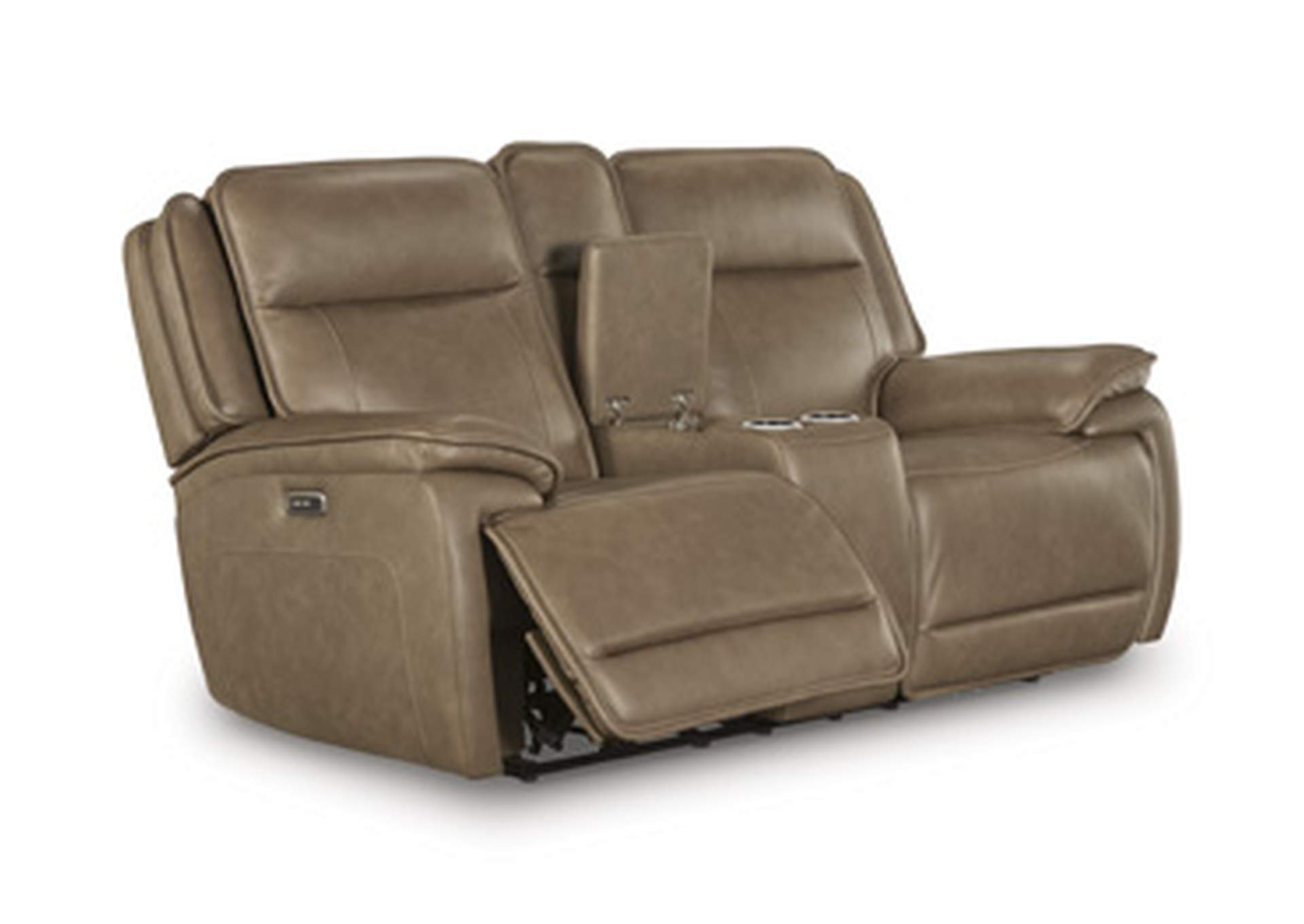 Glencroft Power Reclining Loveseat with Console image 5