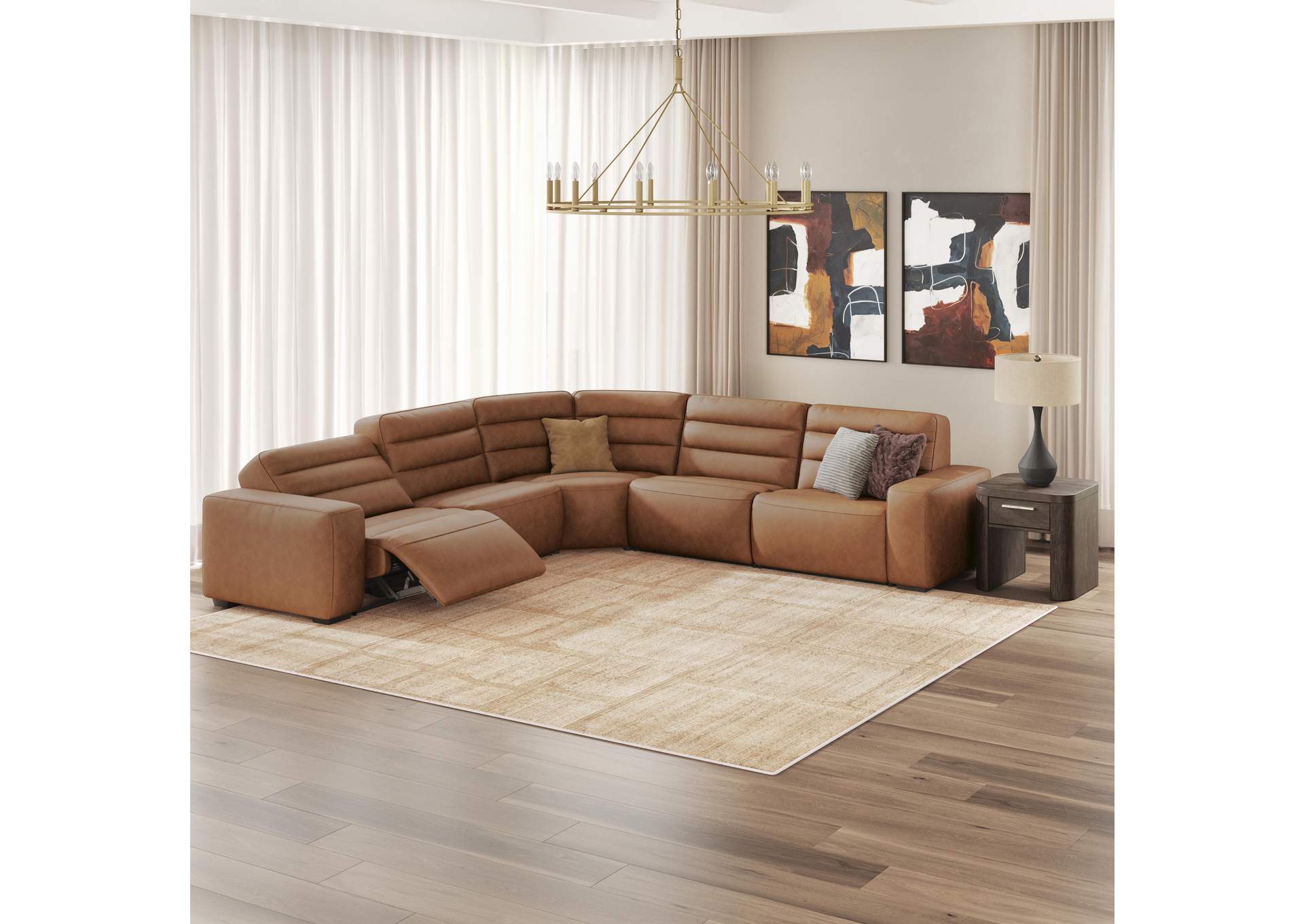 Modero 5-Piece Power Reclining Sectional image 3