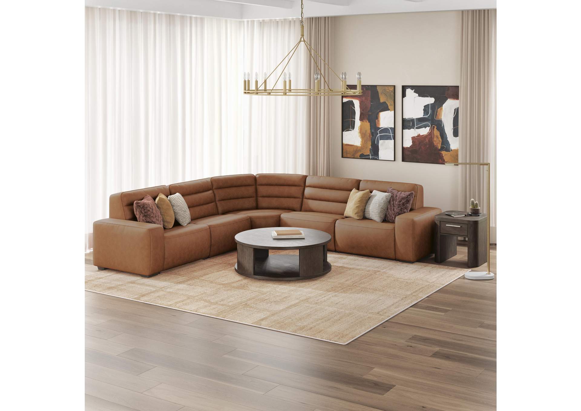 Modero 5-Piece Power Reclining Sectional image 3