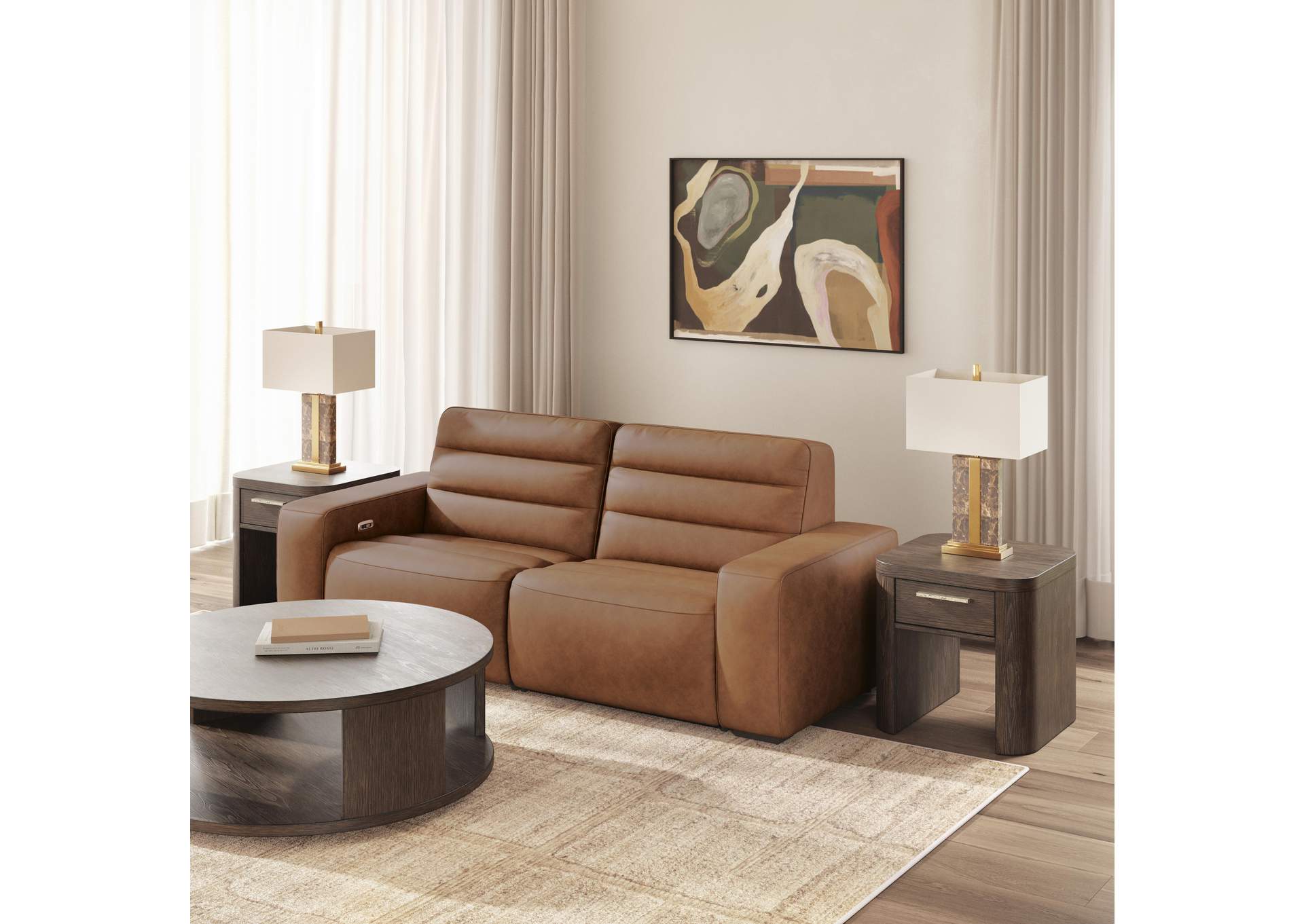 Modero 2-Piece Power Reclining Sectional Loveseat image 3