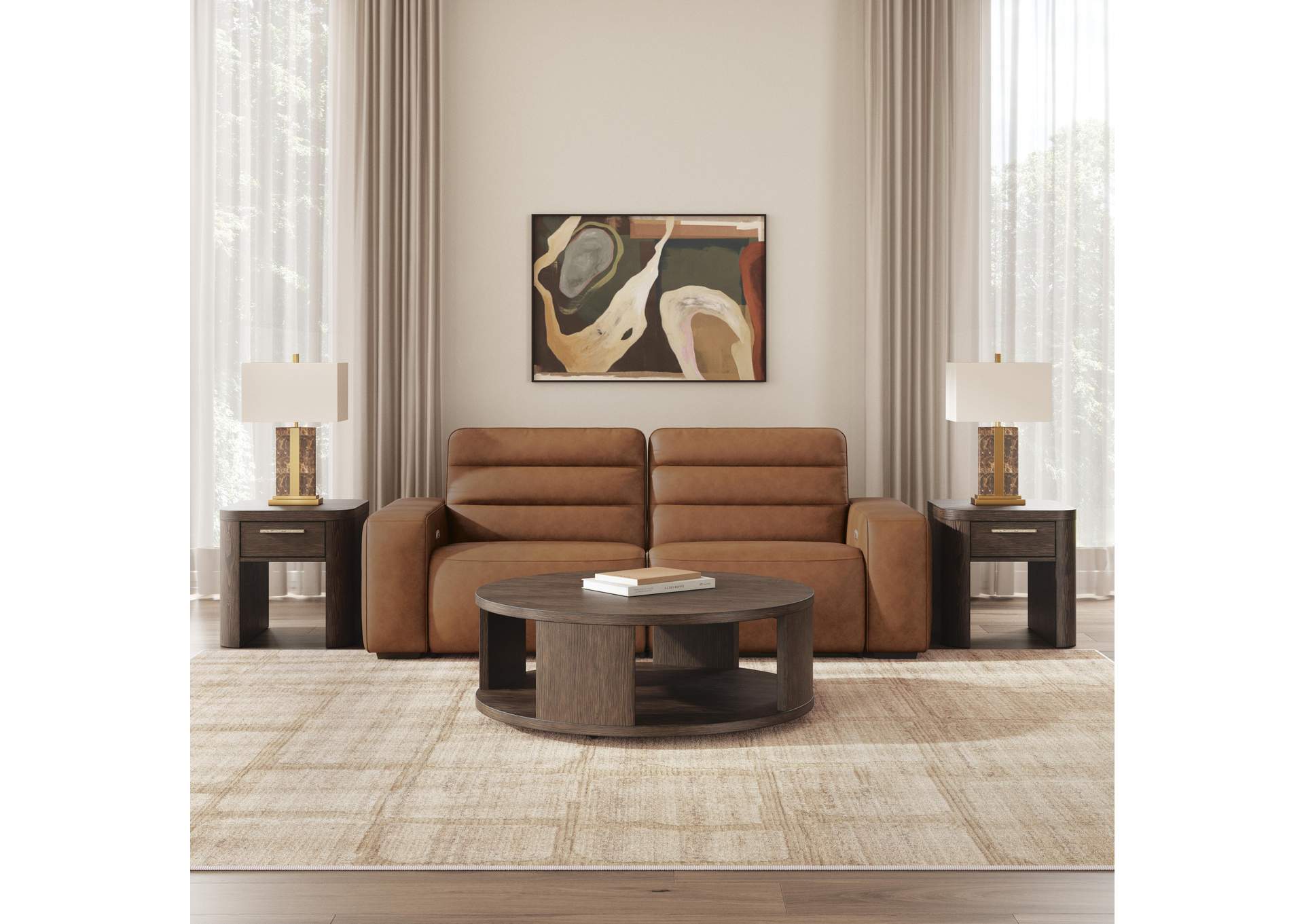 Modero 2-Piece Power Reclining Sectional Loveseat image 2