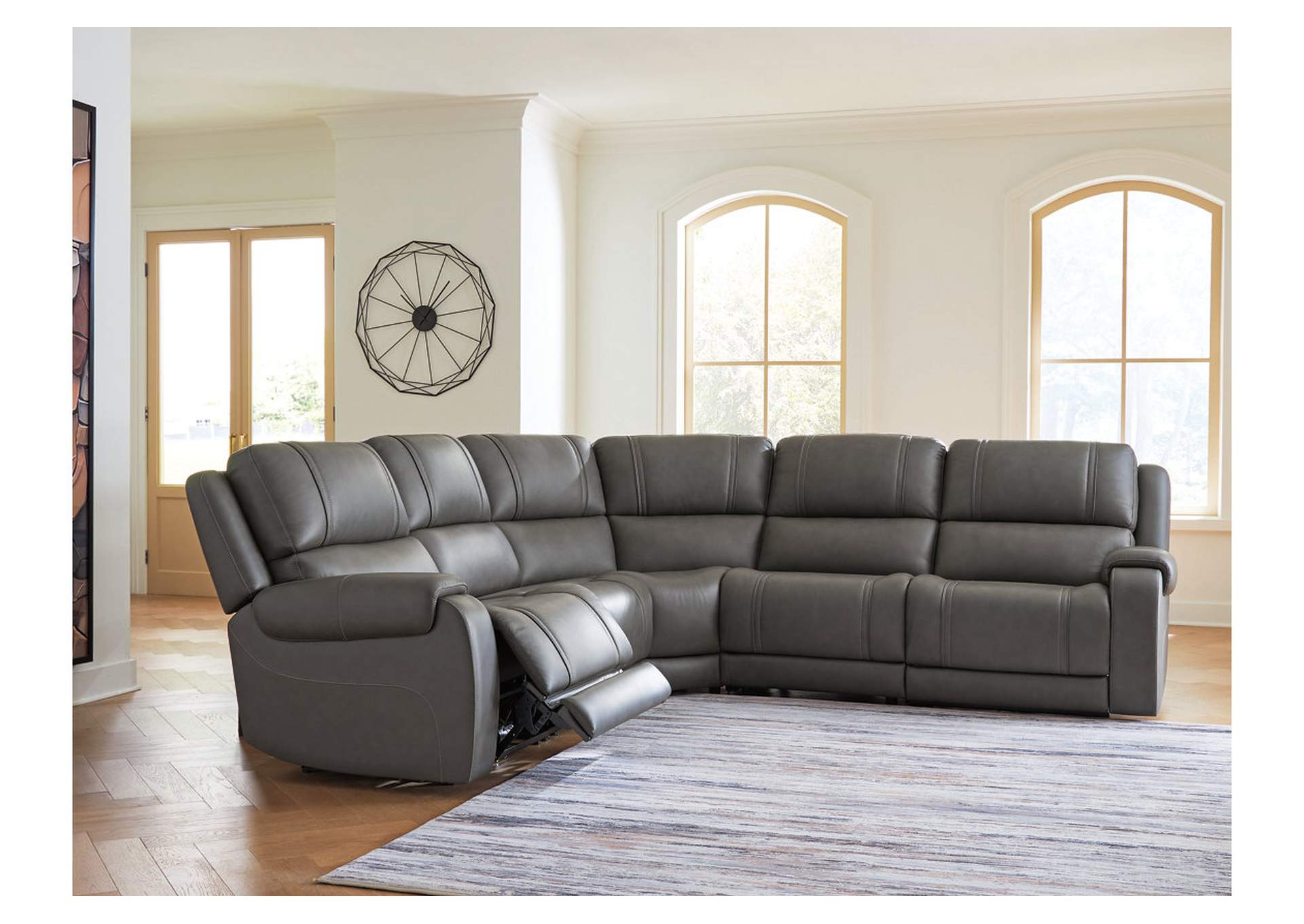 5Z - Pittson 5-Piece Power Reclining Sectional image 2