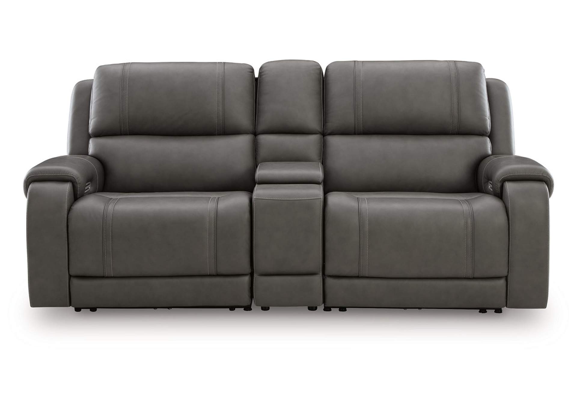 5Z - Pittson 3-Piece Power Reclining Sectional Loveseat with Console image 1