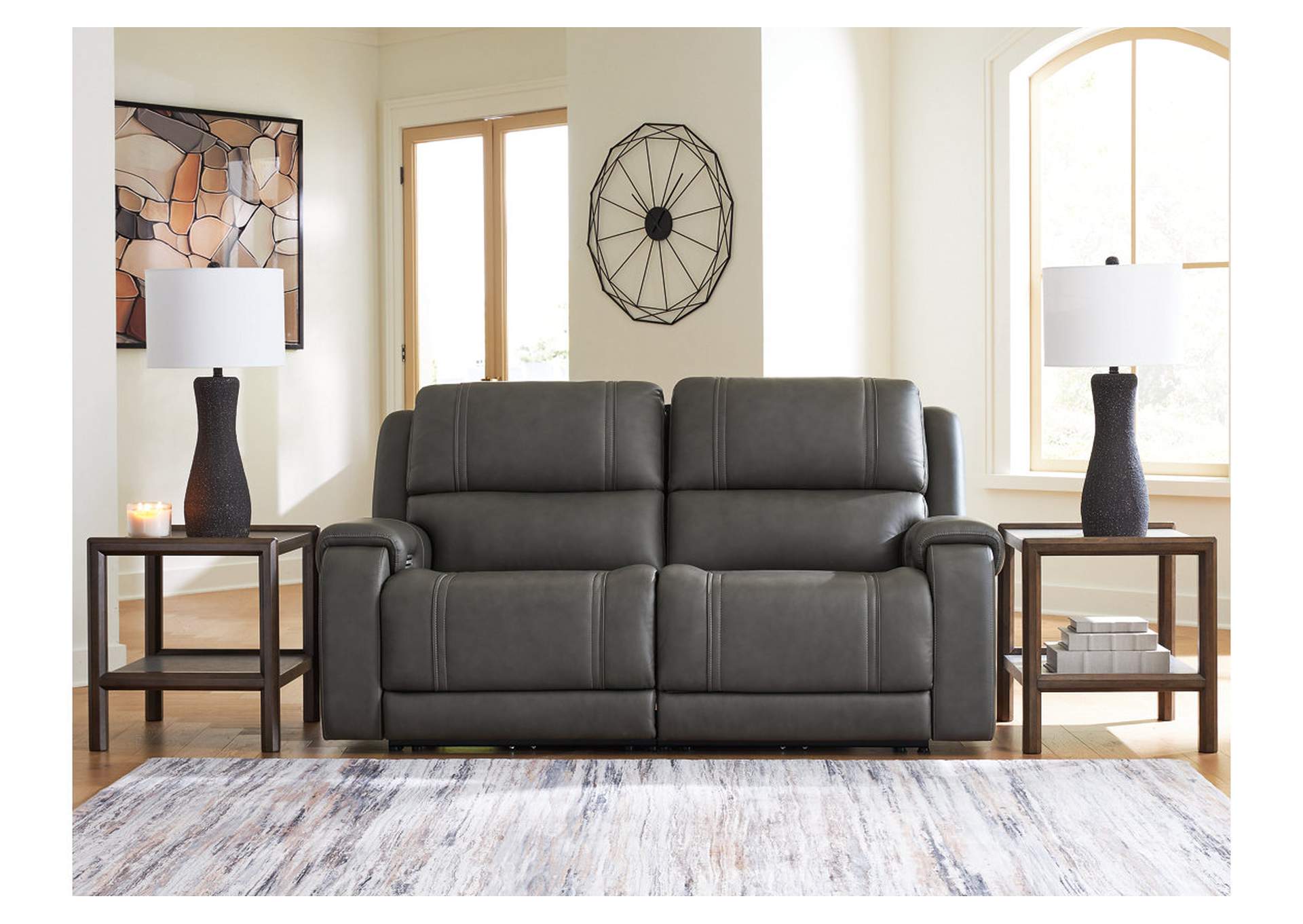 5Z - Pittson 2-Piece Power Reclining Sectional Loveseat image 2
