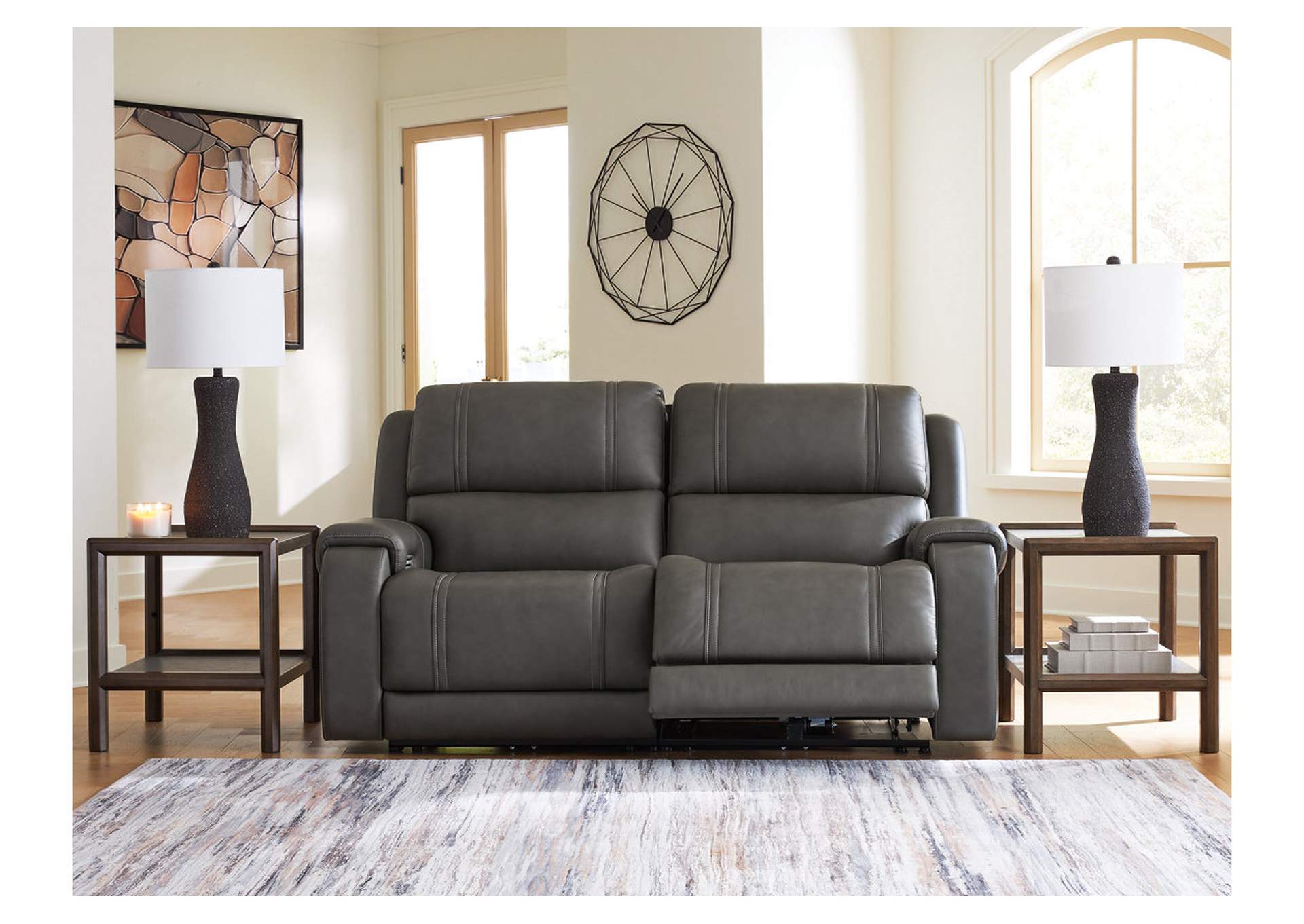 5Z - Pittson 2-Piece Power Reclining Sectional Loveseat image 3