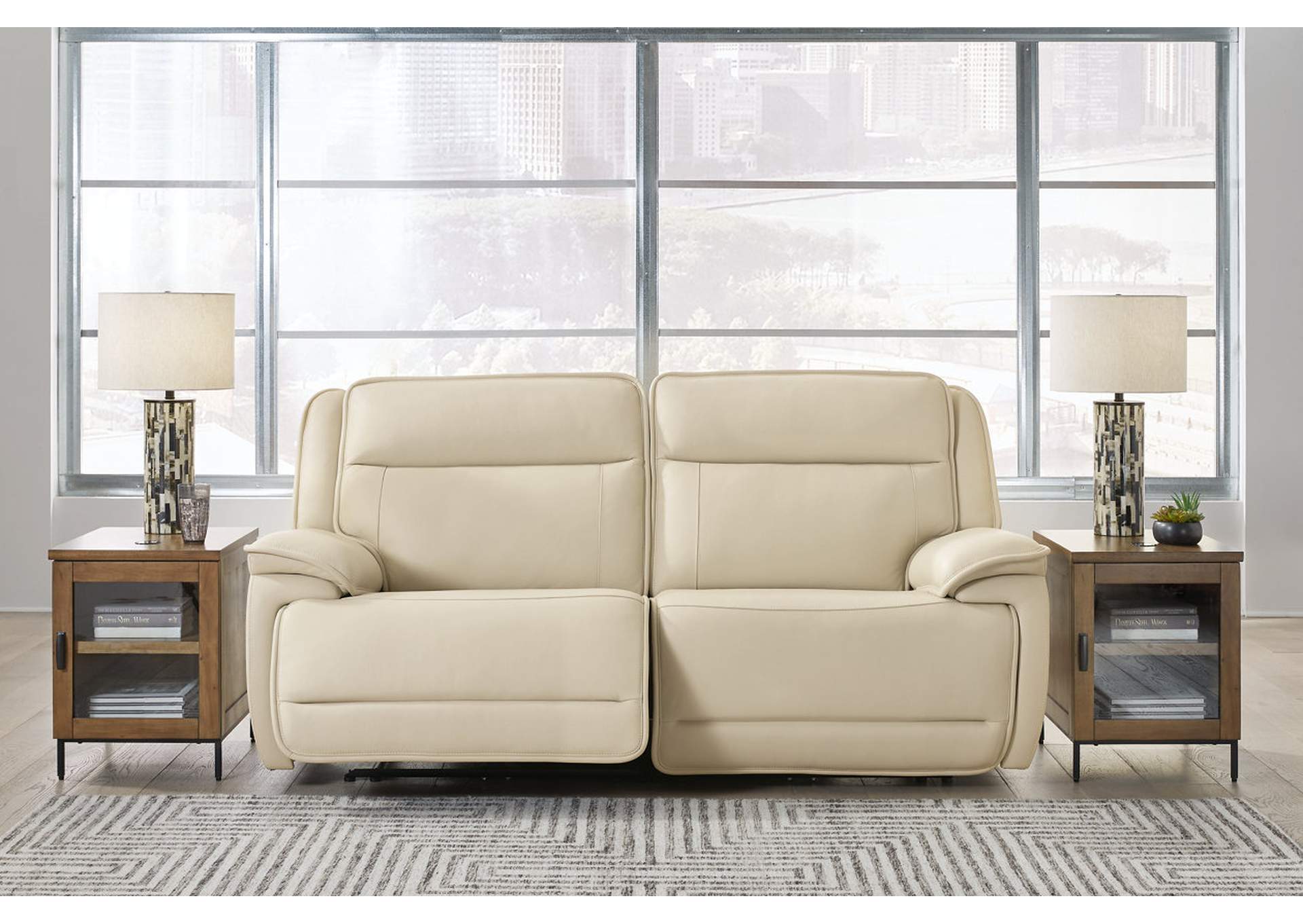 Double Deal 2-Piece Power Reclining Loveseat Sectional