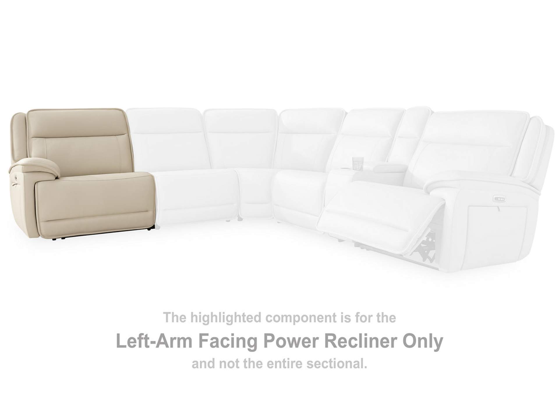 Double Deal 3-Piece Power Reclining Loveseat Sectional with Console