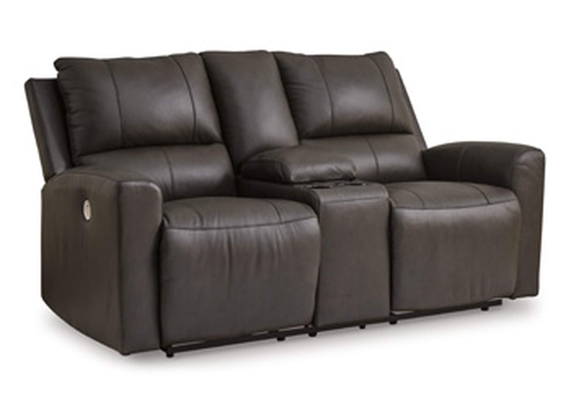 Boxmere Power Reclining Loveseat with Console image 5