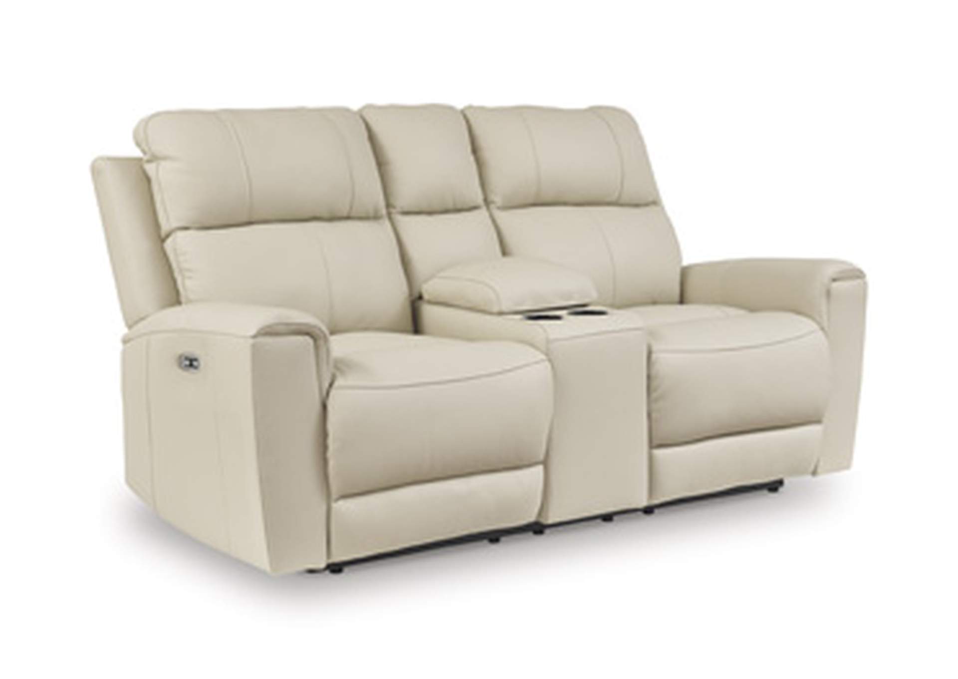 Dahlmoore Power Reclining Loveseat with Console image 4