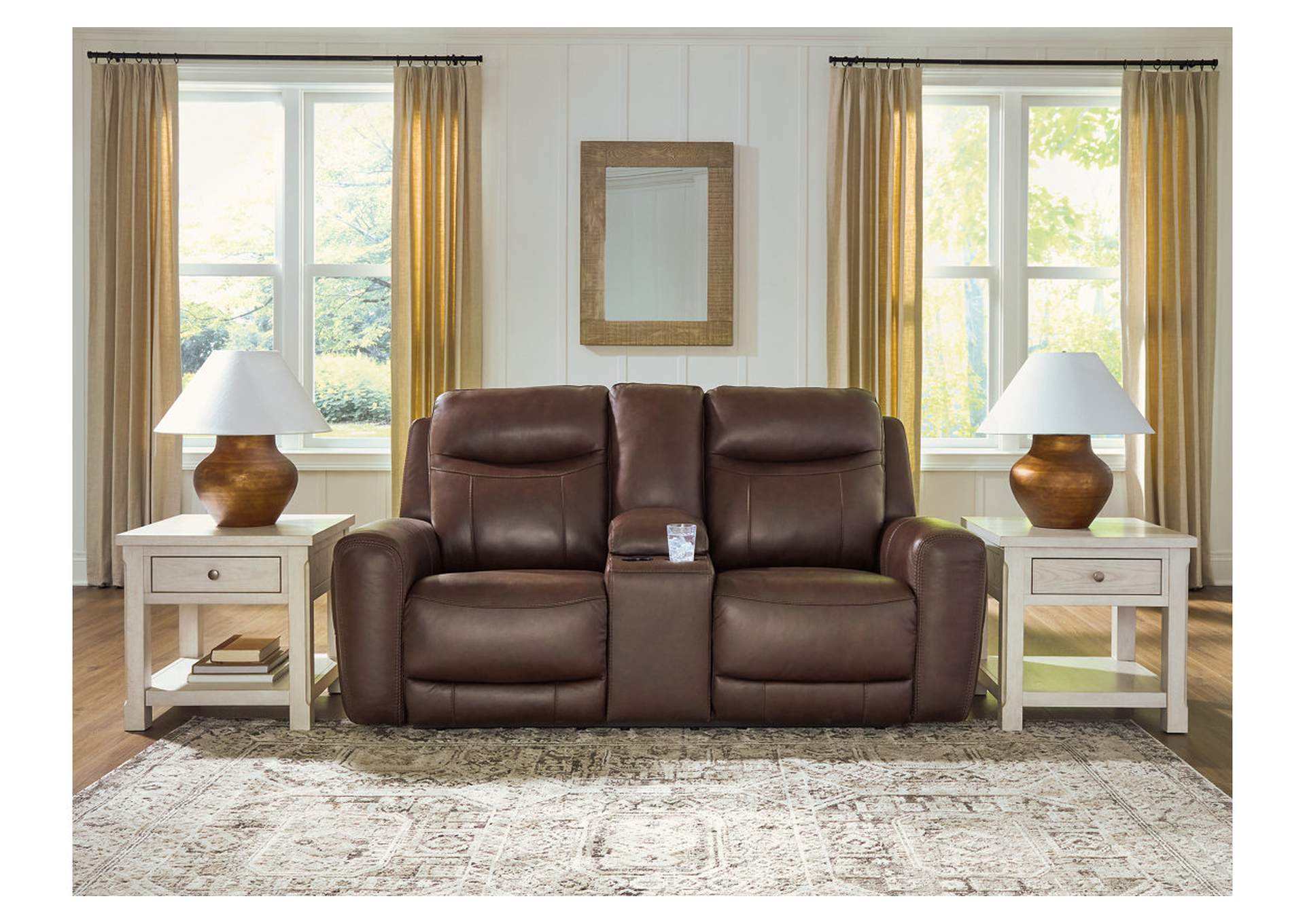 Gravier Power Reclining Loveseat with Console image 2