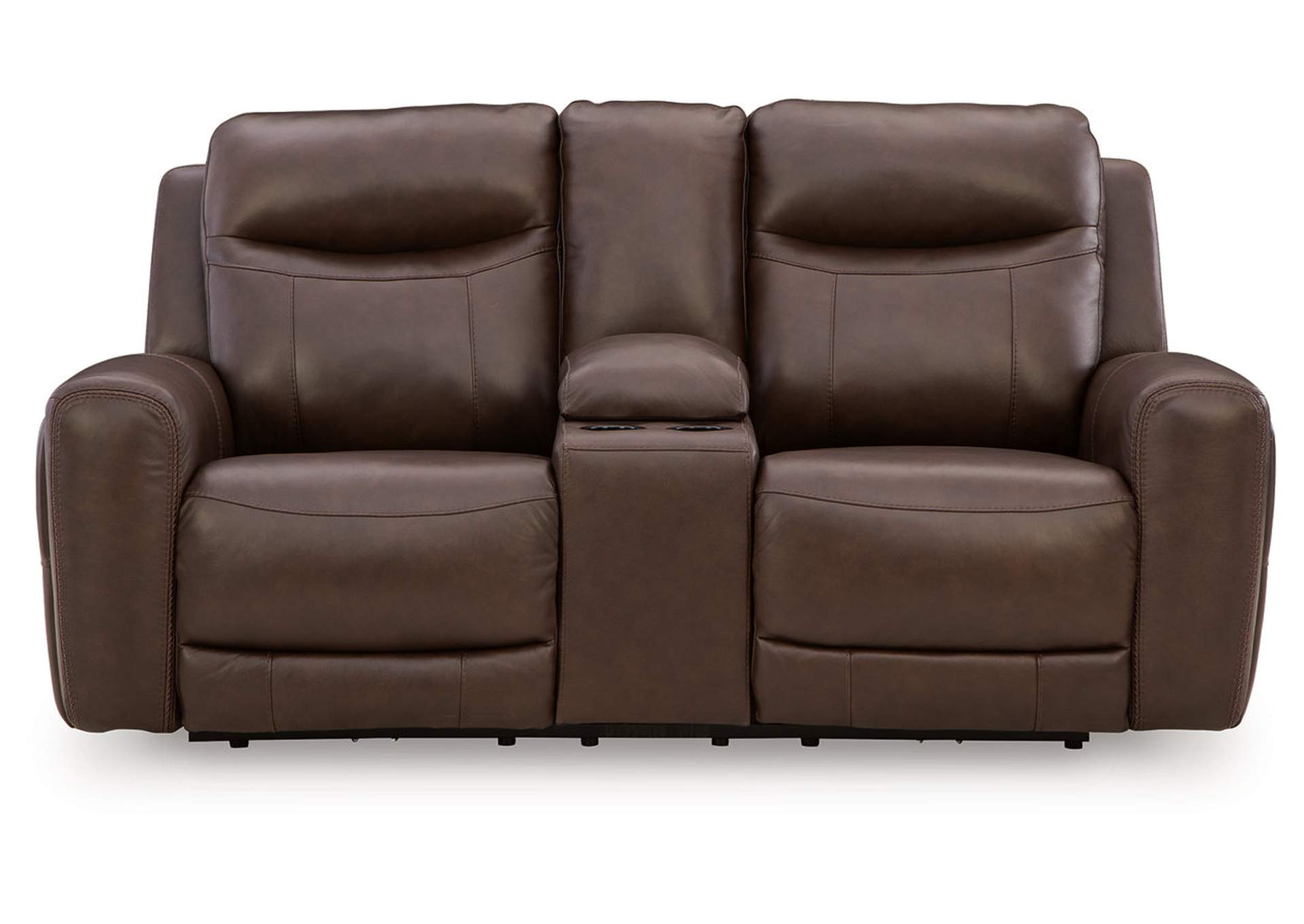 Gravier Power Reclining Loveseat with Console image 1