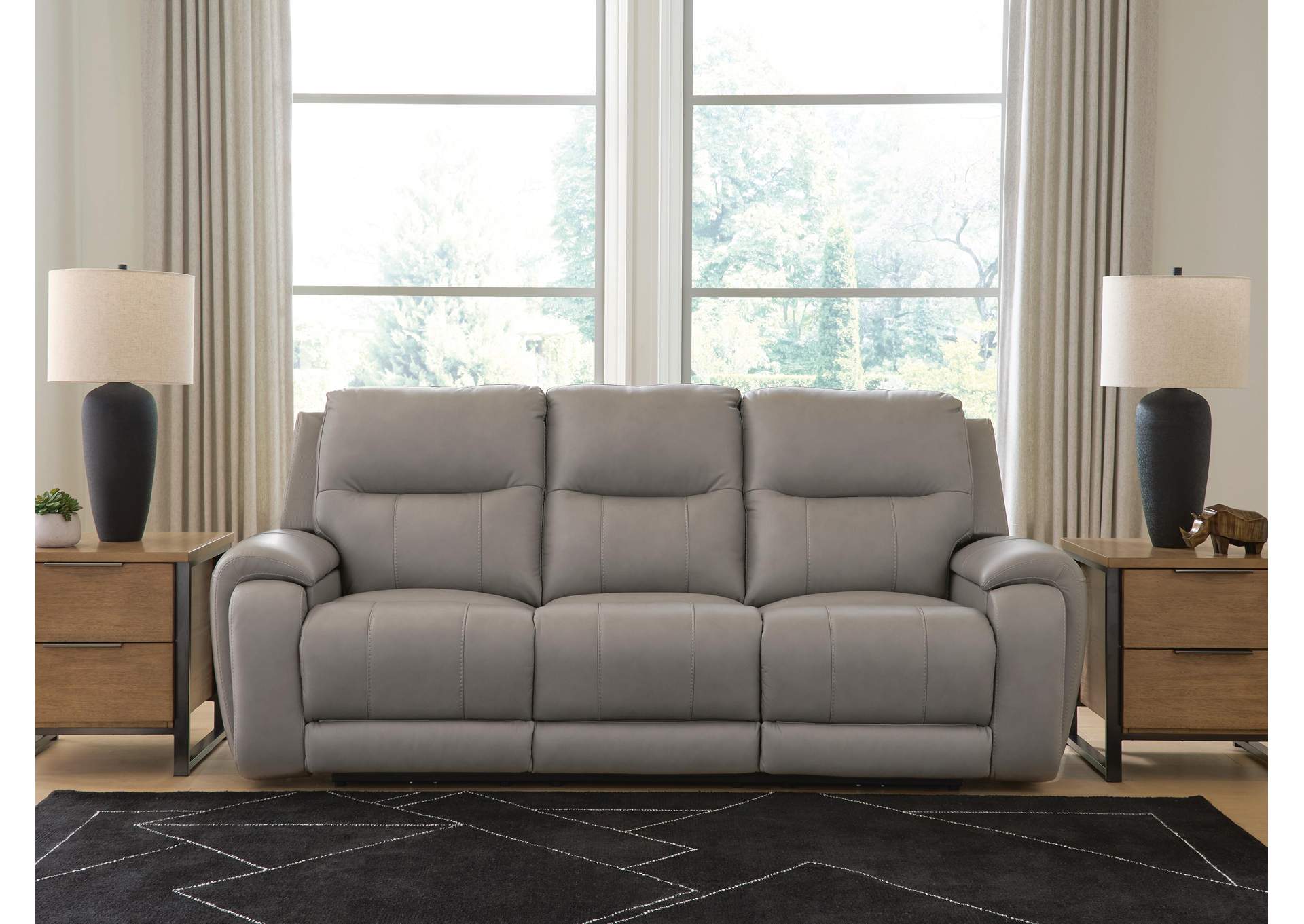 Real Moments Power Reclining Sofa with Audio Seating image 3
