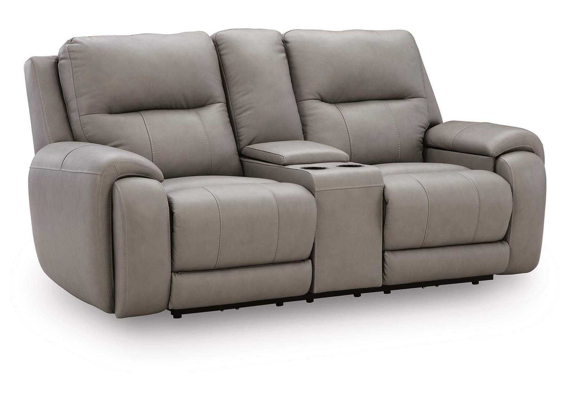 Real Moments Power Reclining Loveseat with Audio Seating image 2