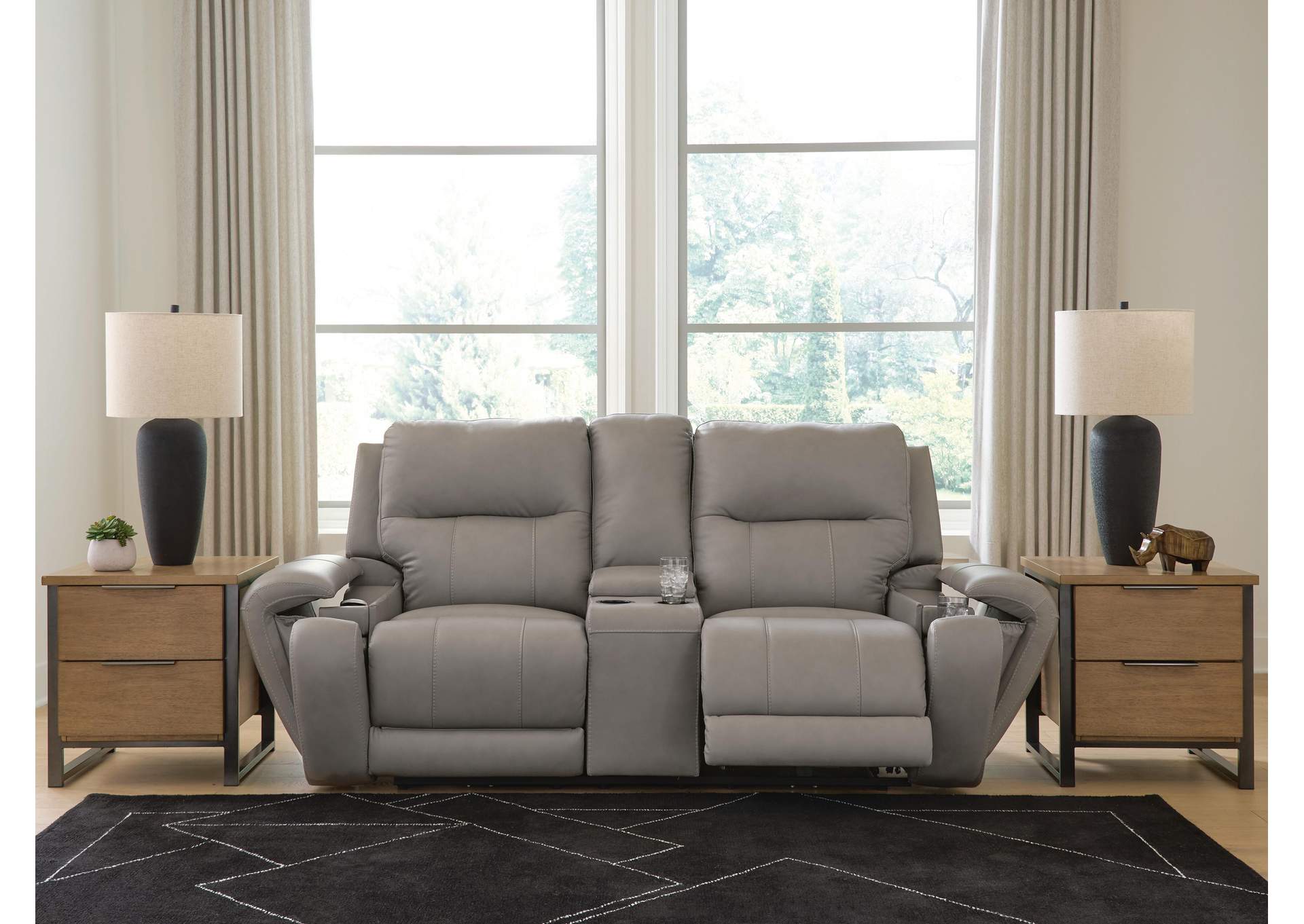 Real Moments Power Reclining Loveseat with Audio Seating image 8