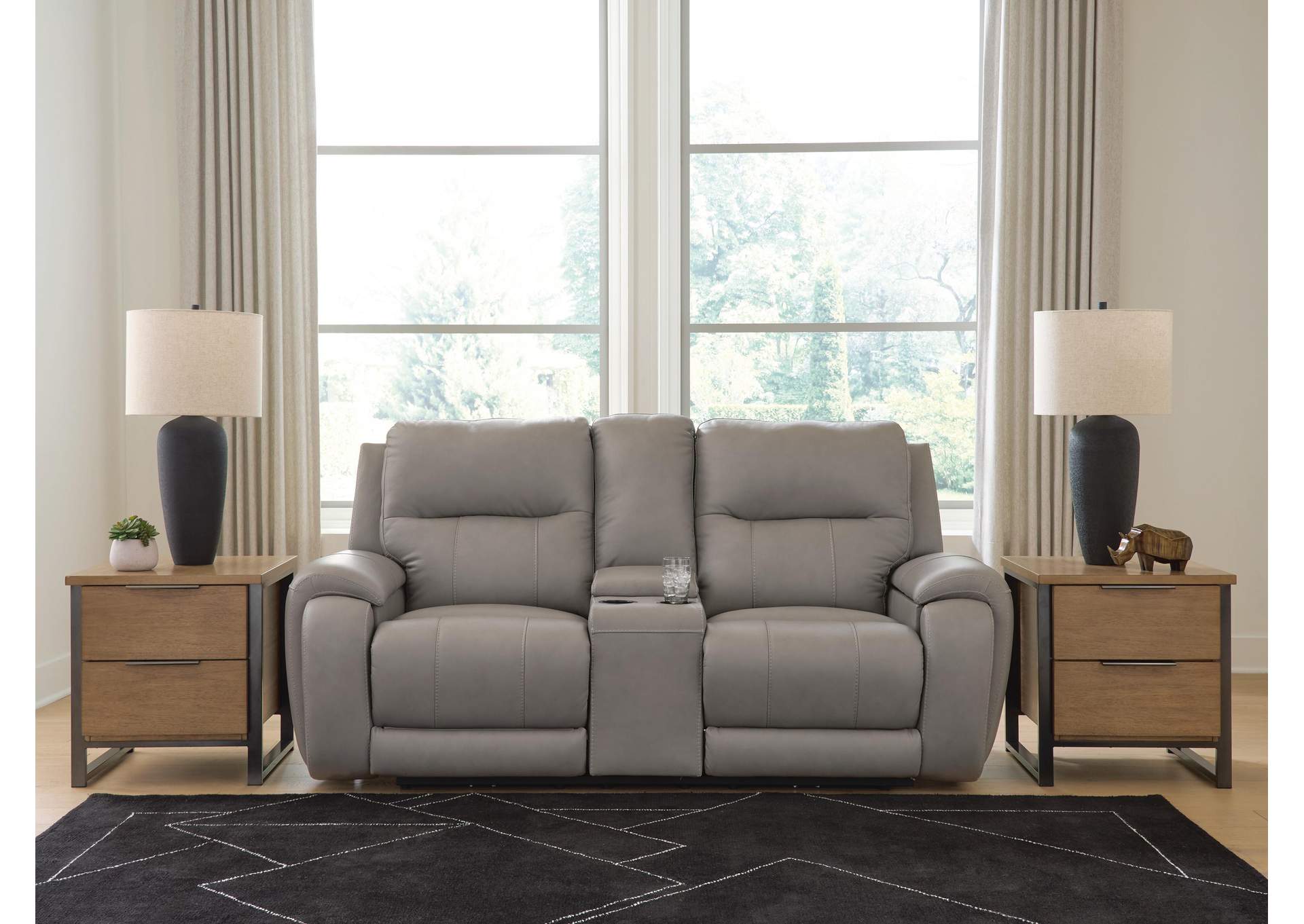 Real Moments Power Reclining Loveseat with Audio Seating image 3
