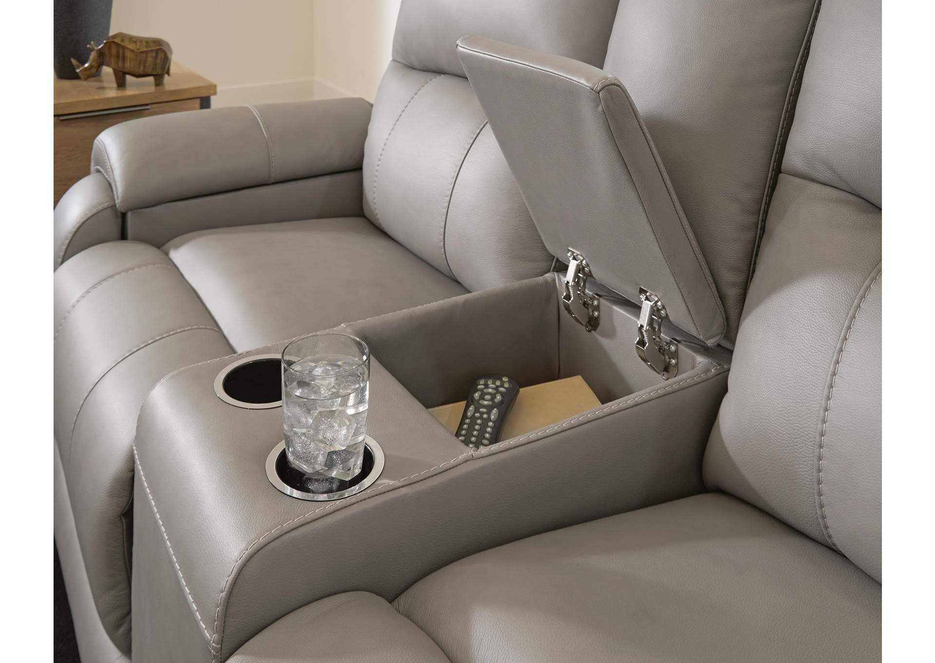 Real Moments Power Reclining Loveseat with Audio Seating image 14