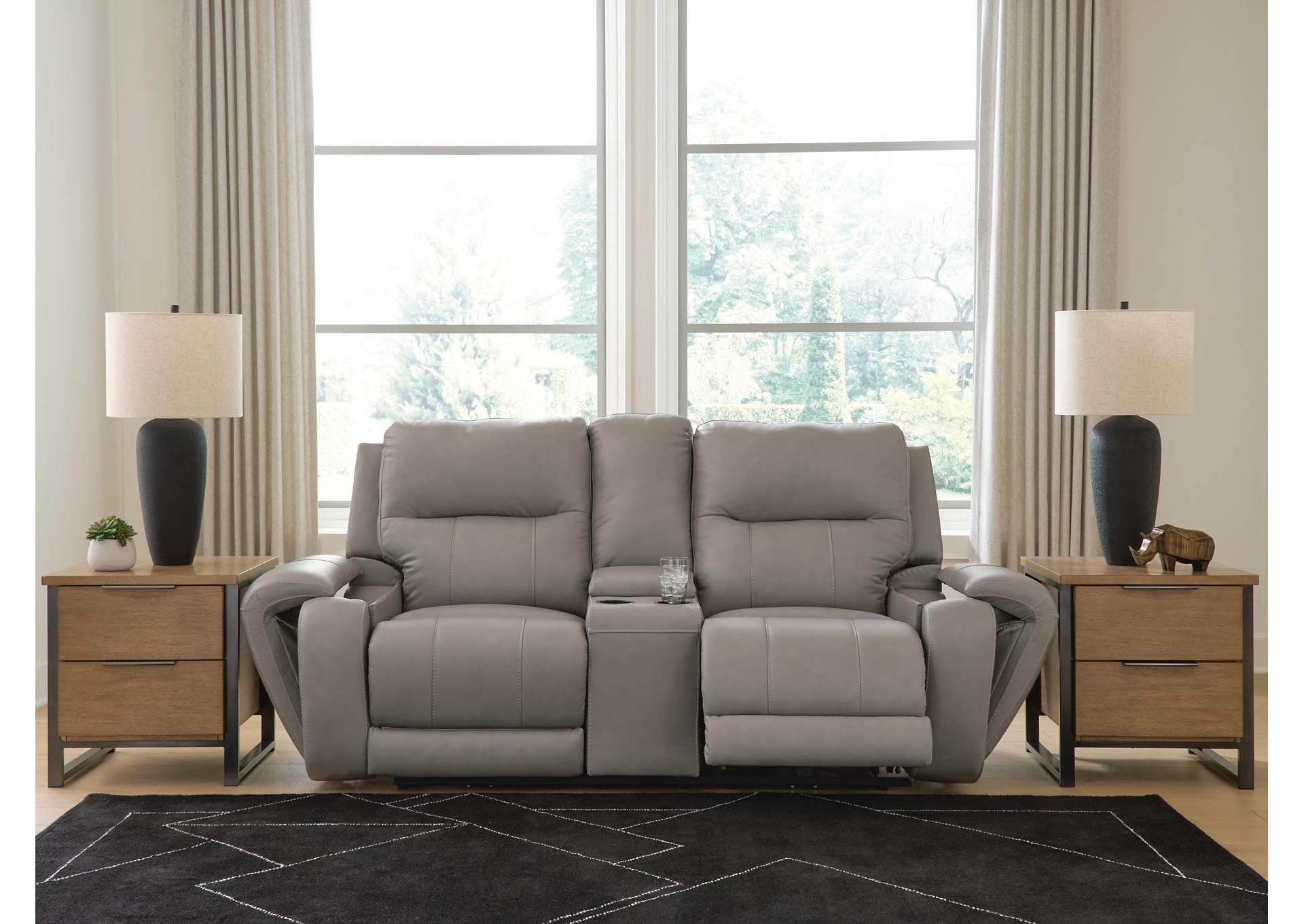 Real Moments Power Reclining Loveseat with Audio Seating image 7