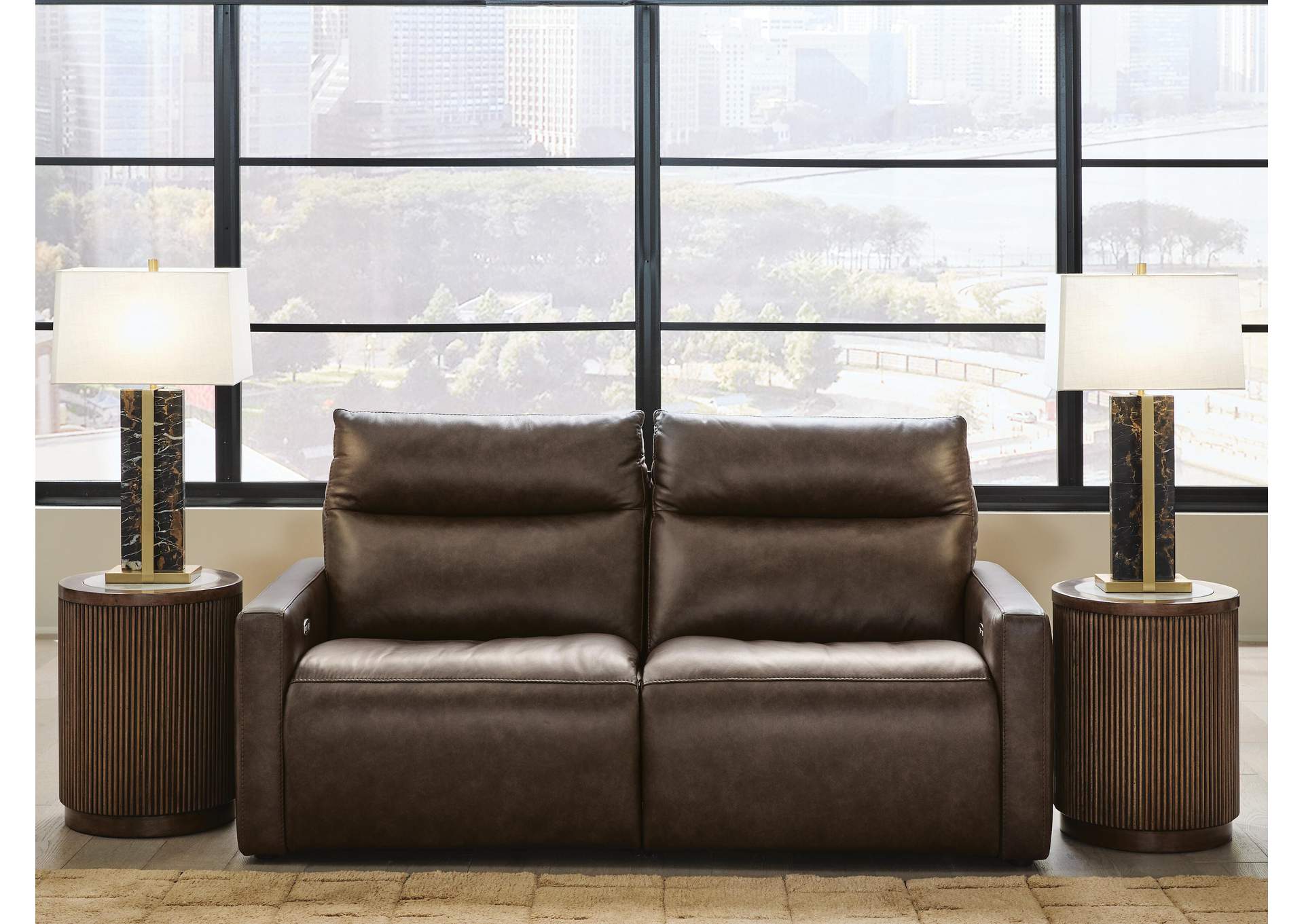 ModZ 2-Piece Power Reclining Sectional Loveseat image 1