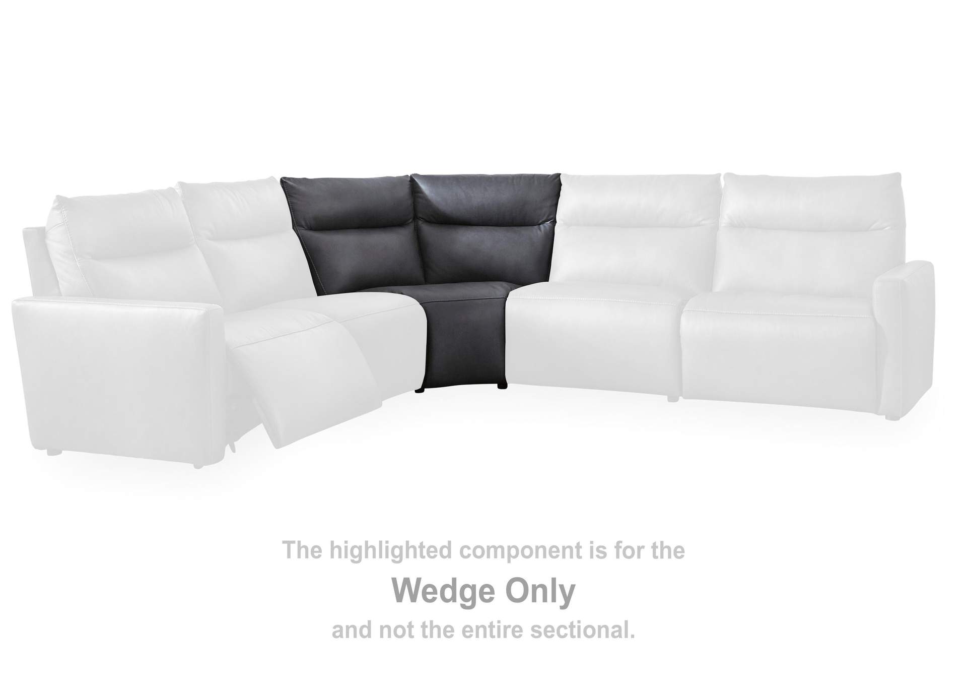 ModZ 7-Piece Power Reclining Sectional with Audio Consoles image 11