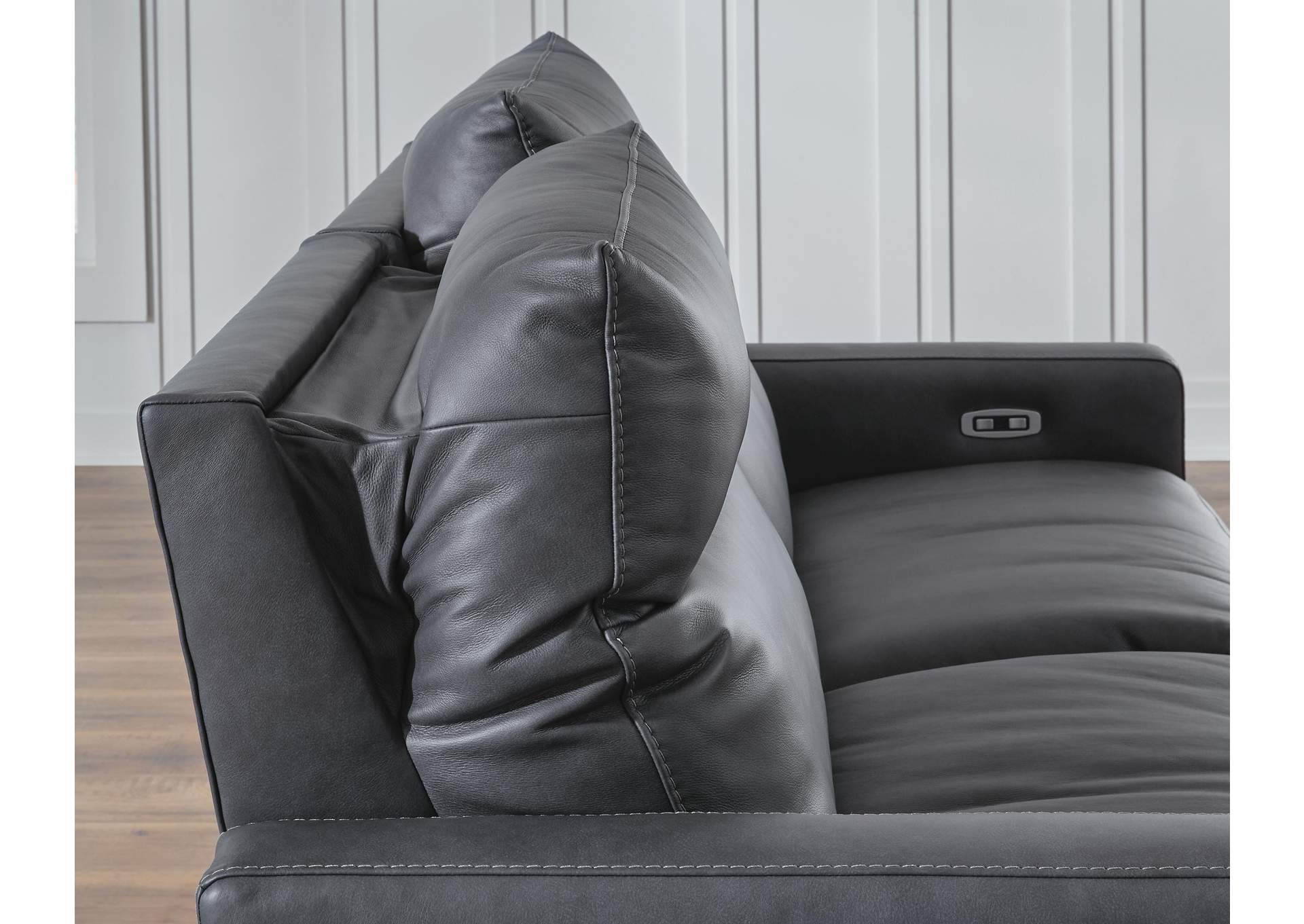 ModZ 7-Piece Power Reclining Sectional with Audio Consoles image 4