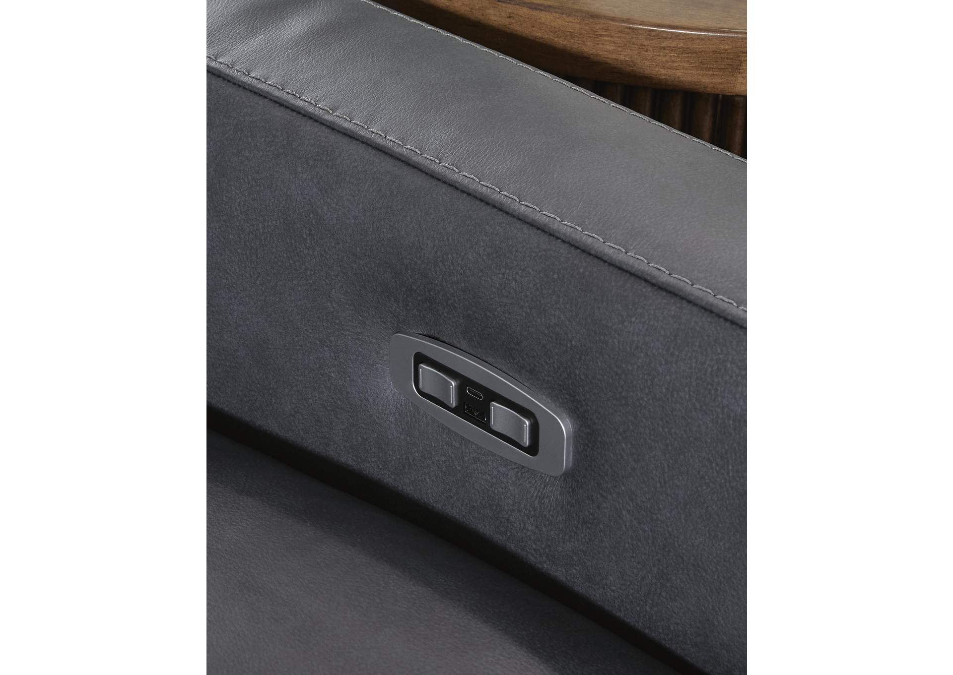 ModZ 7-Piece Power Reclining Sectional with Audio Consoles image 3