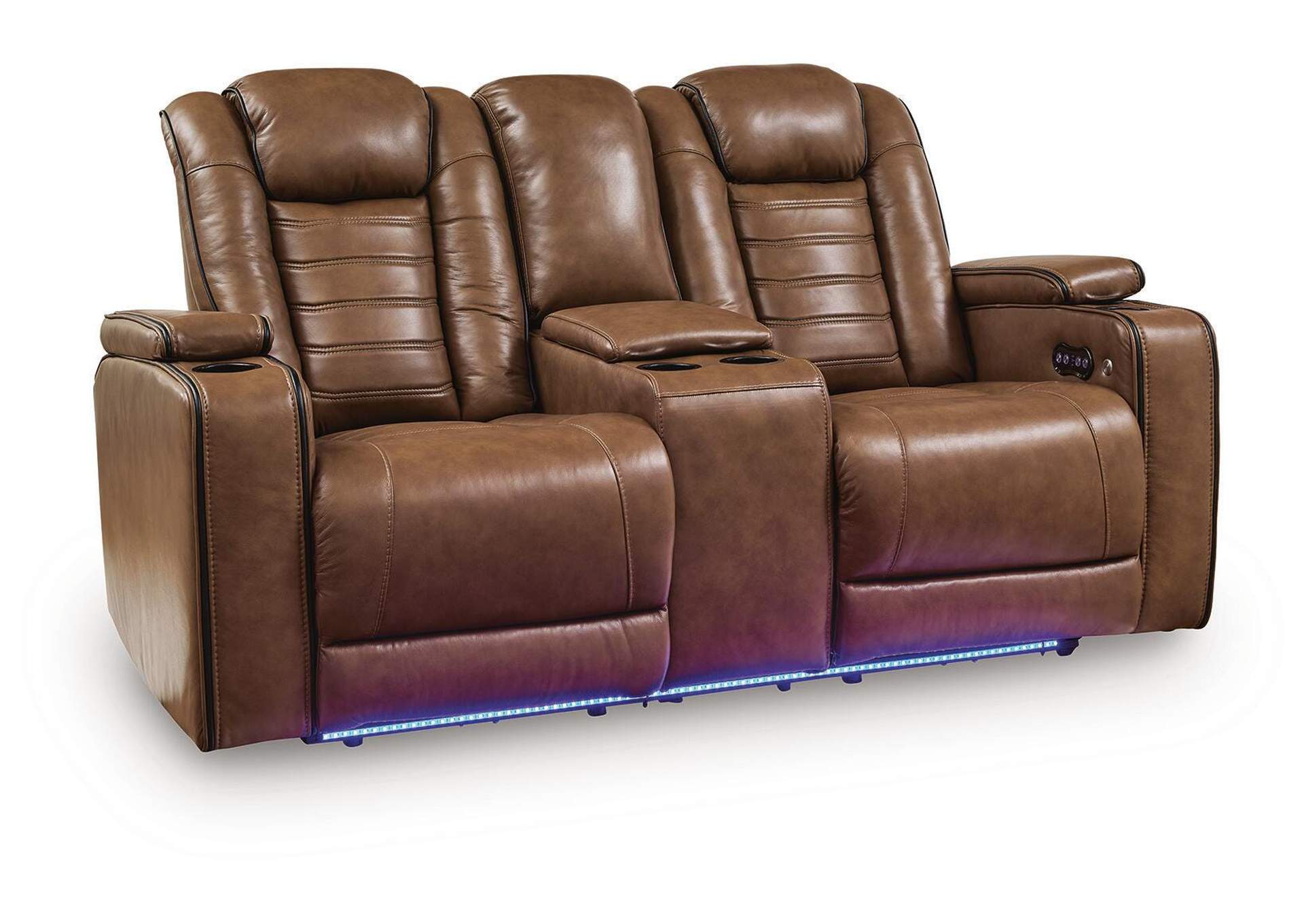 Gruaro Power Reclining Loveseat with Console image 2