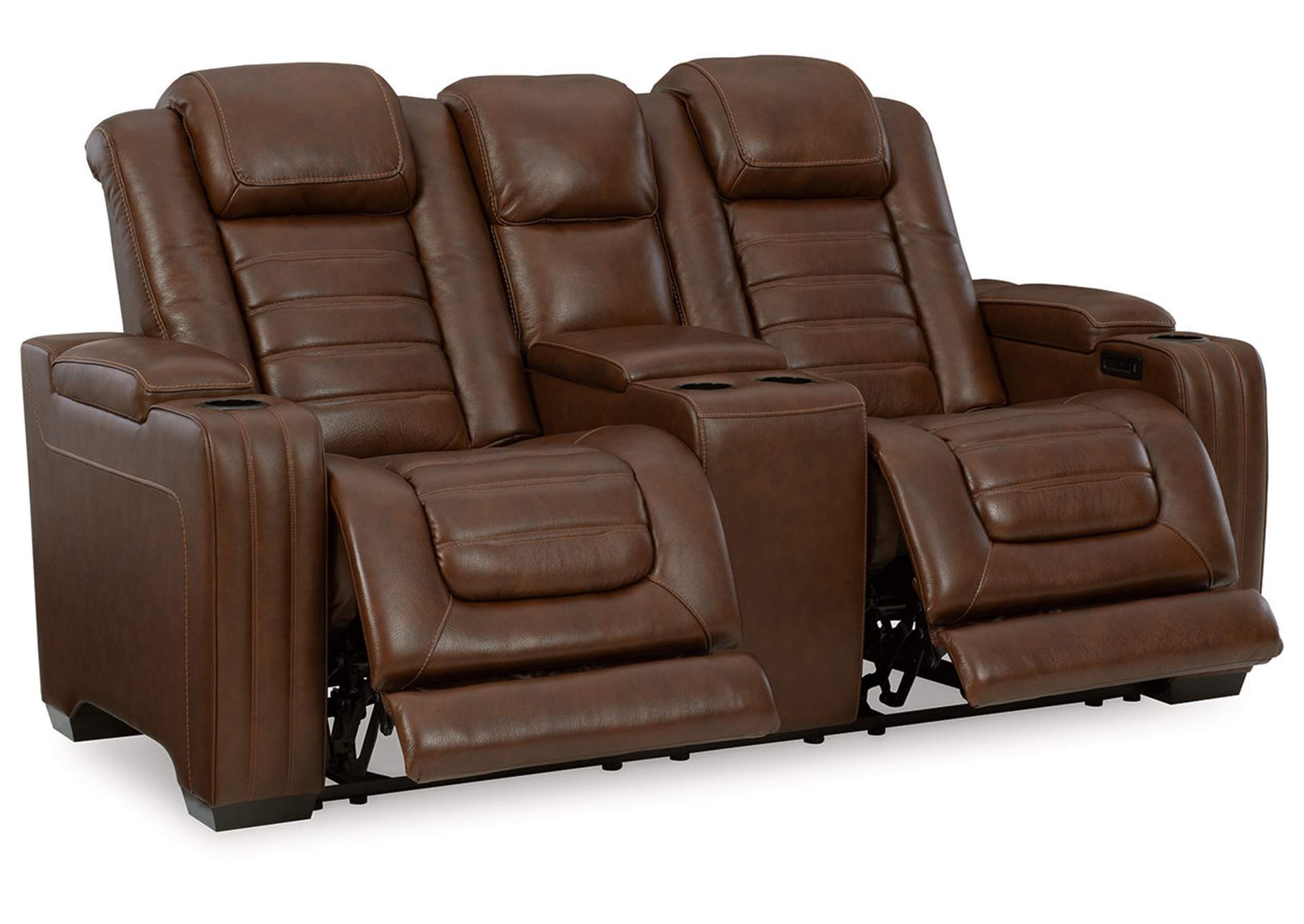 Backtrack Power Reclining Loveseat with Console