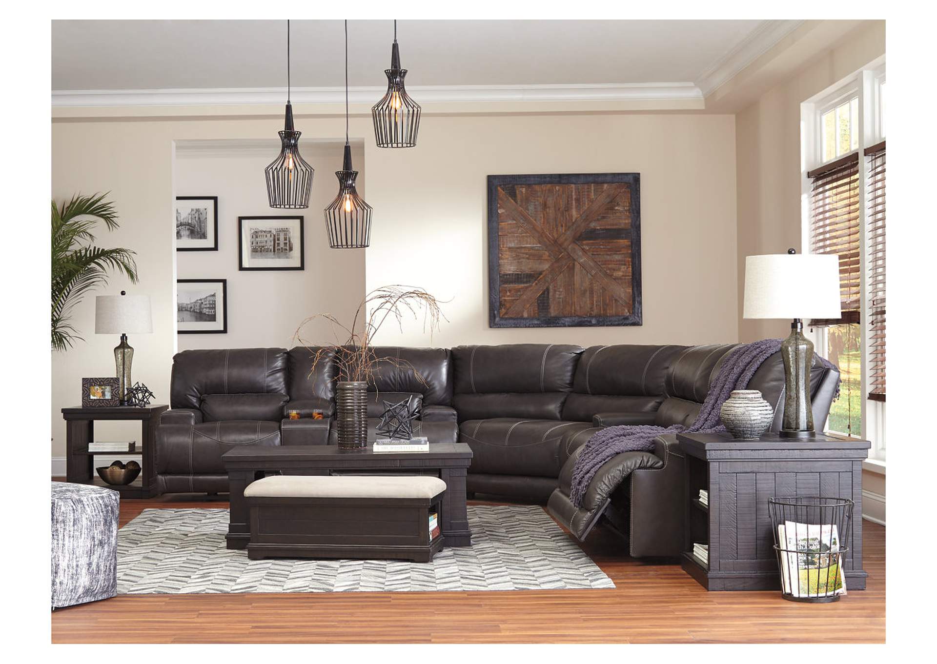 McCaskill Power Reclining Loveseat with Console