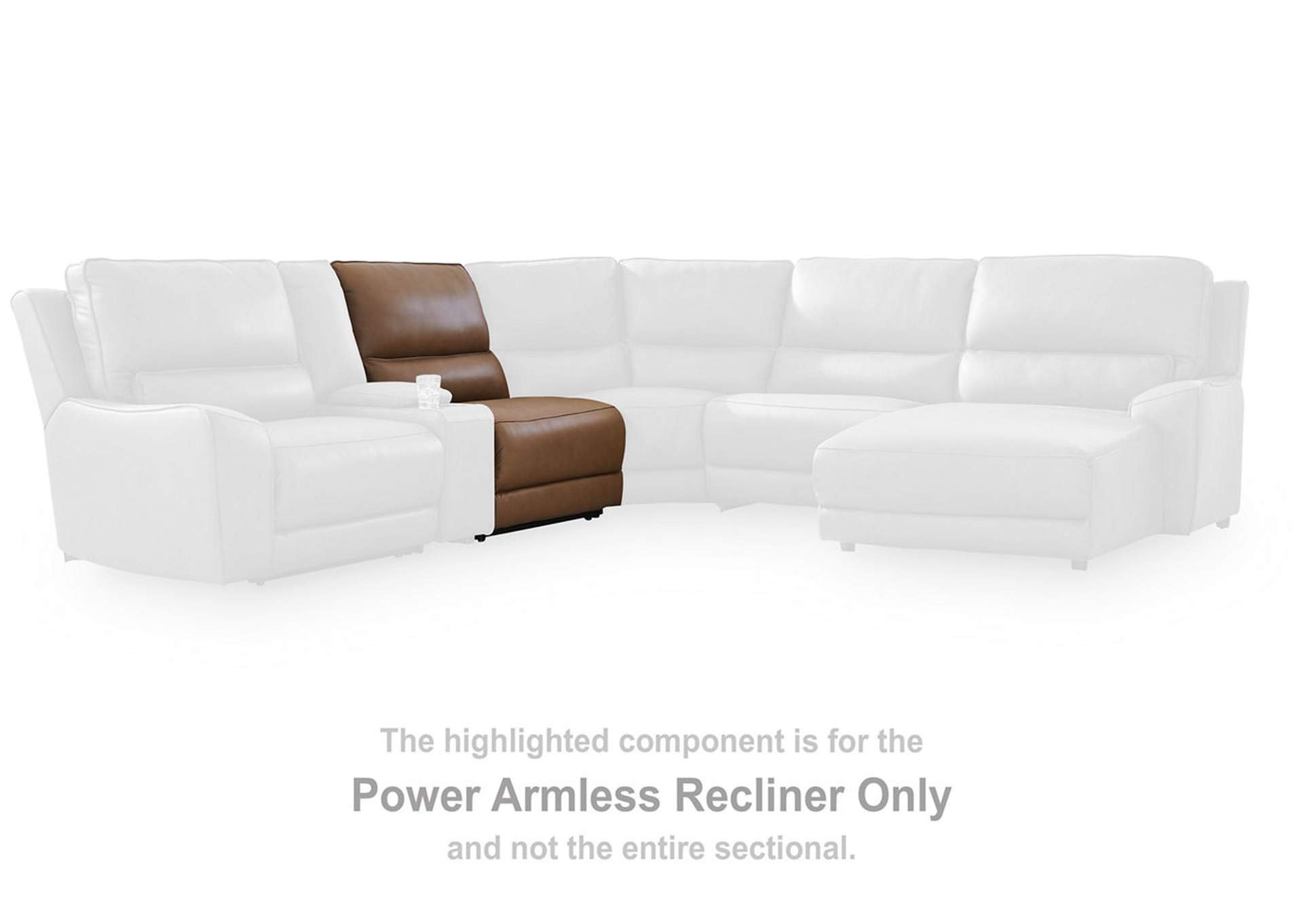 DeepWakes 7-Piece Reclining Sectional with Storage Consoles image 1