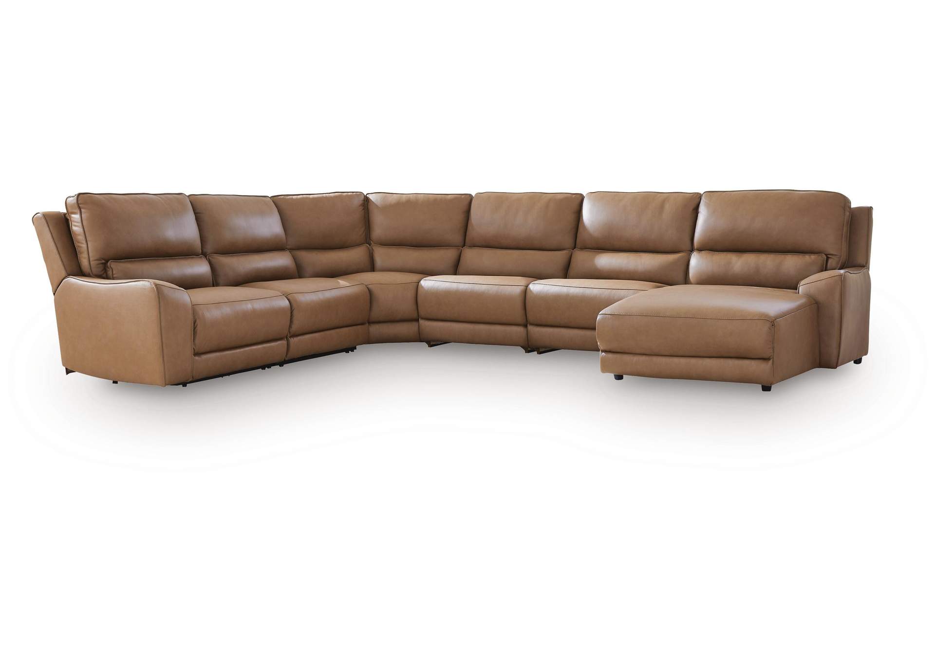 DeepWakes 6-Piece Reclining Sectional with Chaise image 1