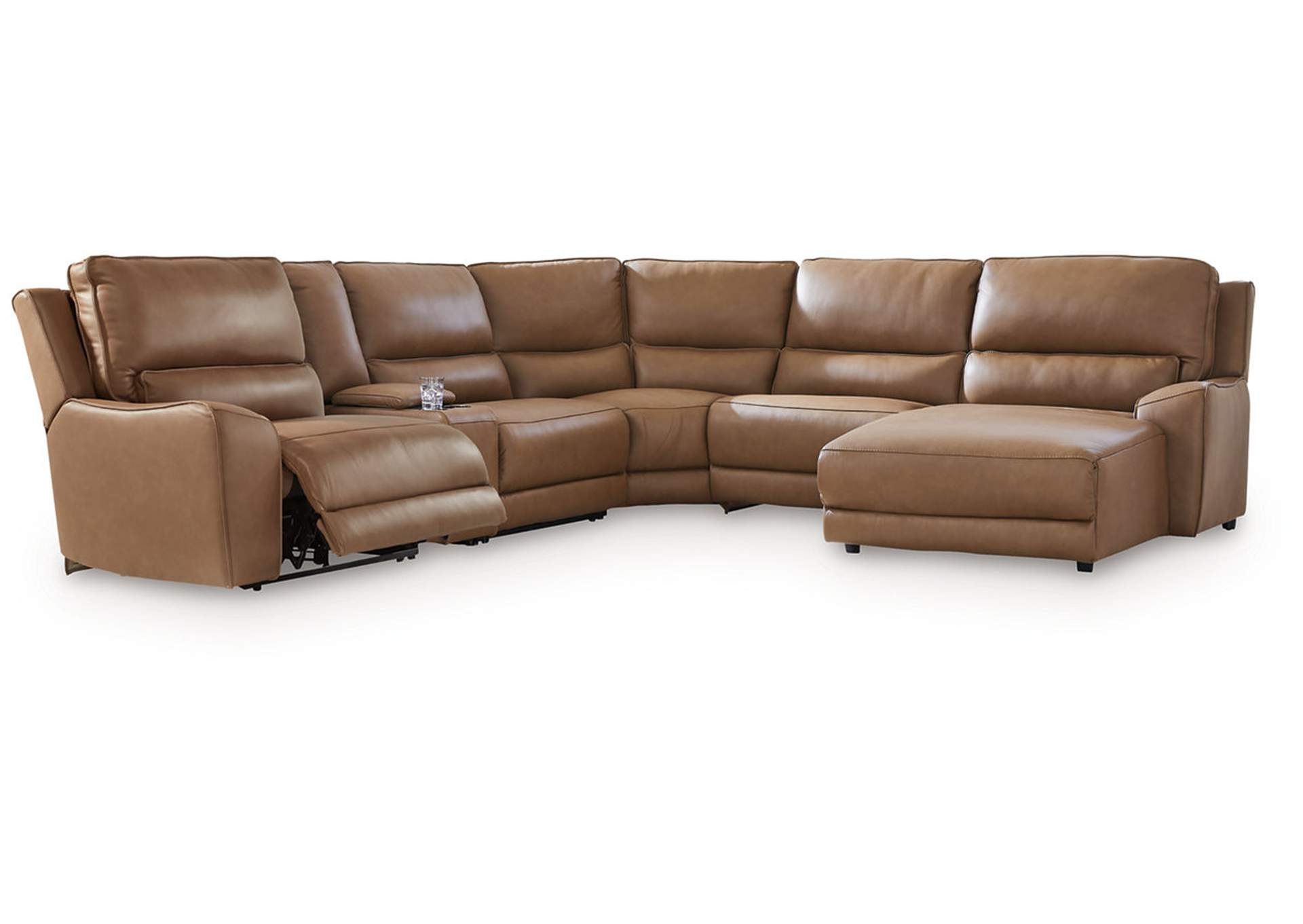 DeepWakes 6-Piece Power Reclining Sectional with Chaise image 3