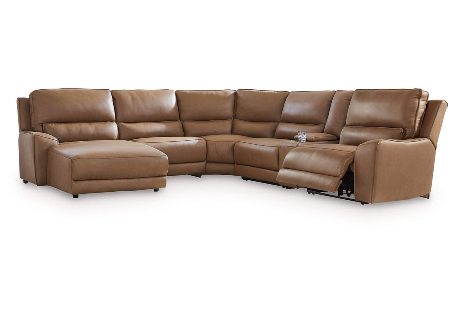 DeepWakes 6-Piece Power Reclining Sectional with Chaise image 4